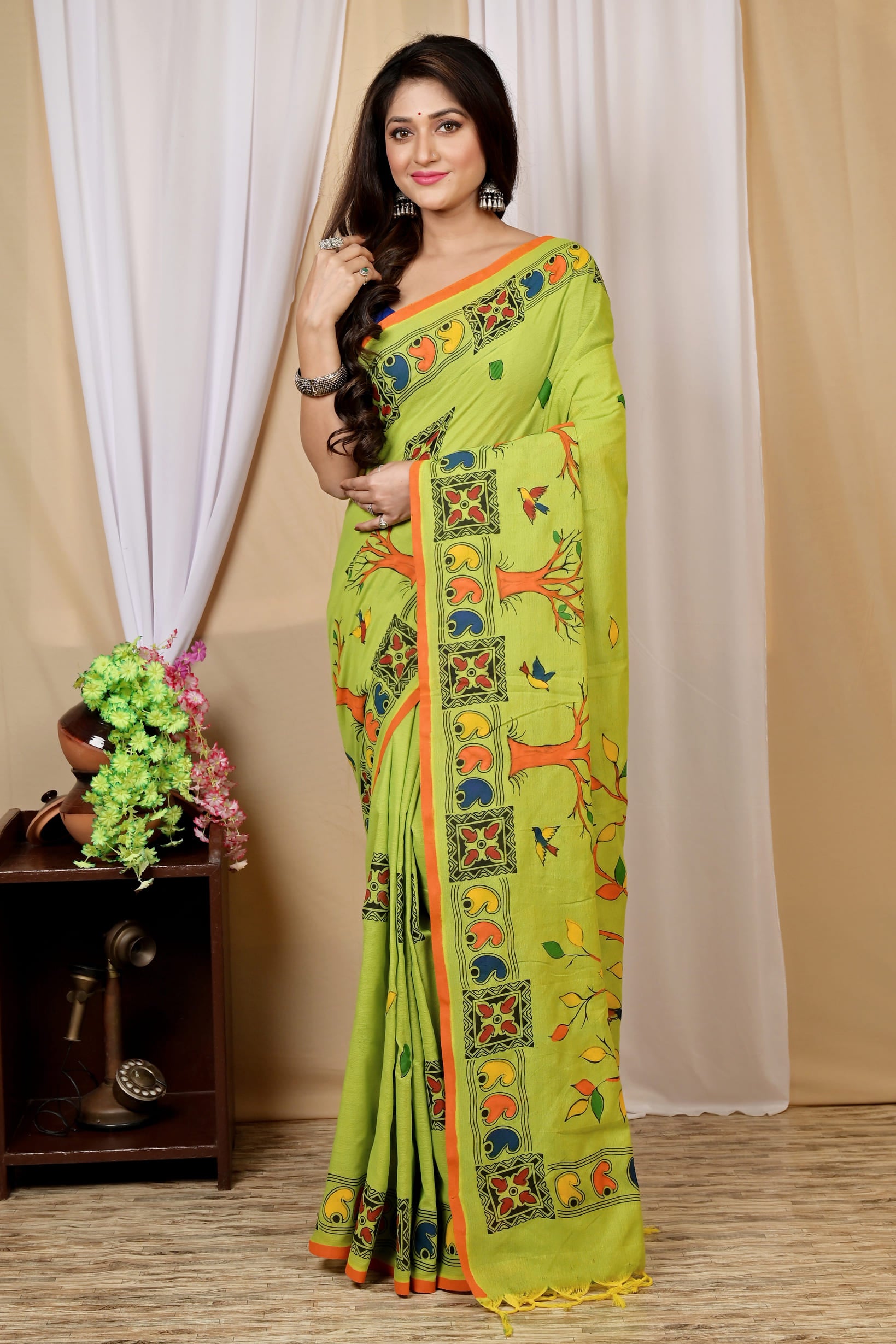 Pure Cotton  Saree