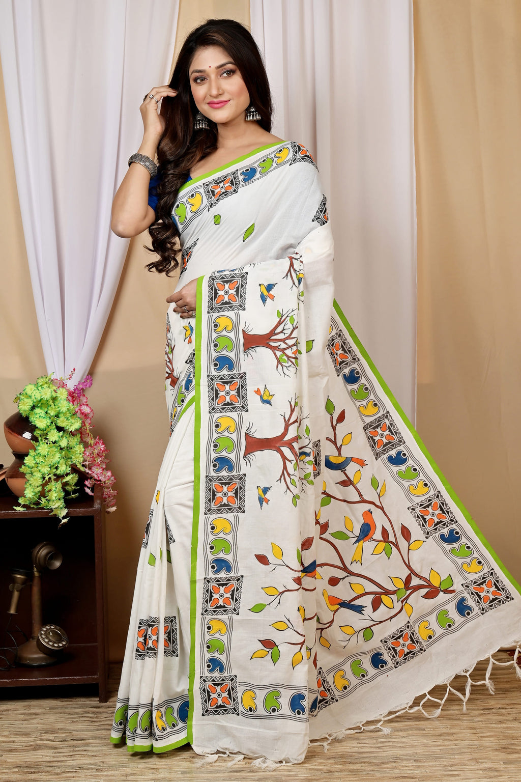 Pure Cotton  Saree