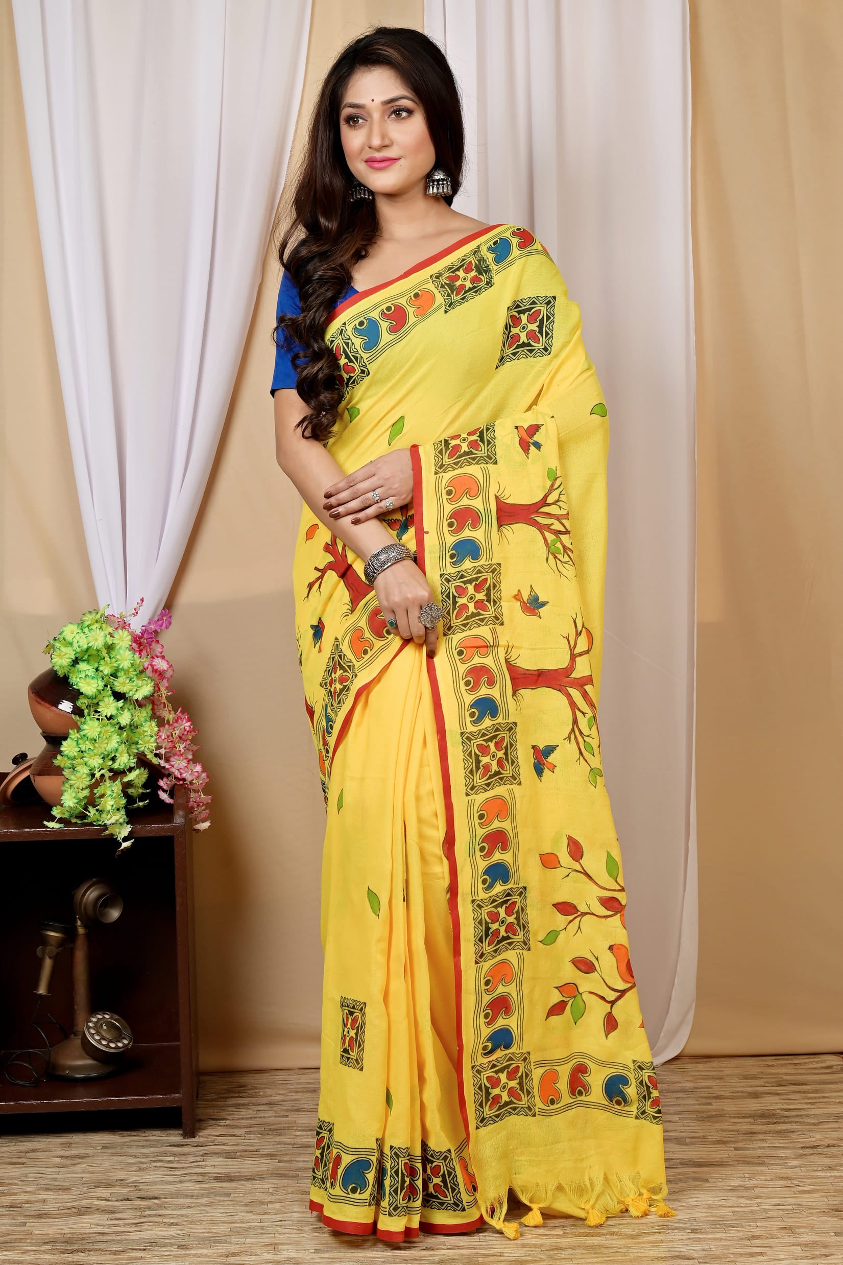 Pure Cotton  Saree