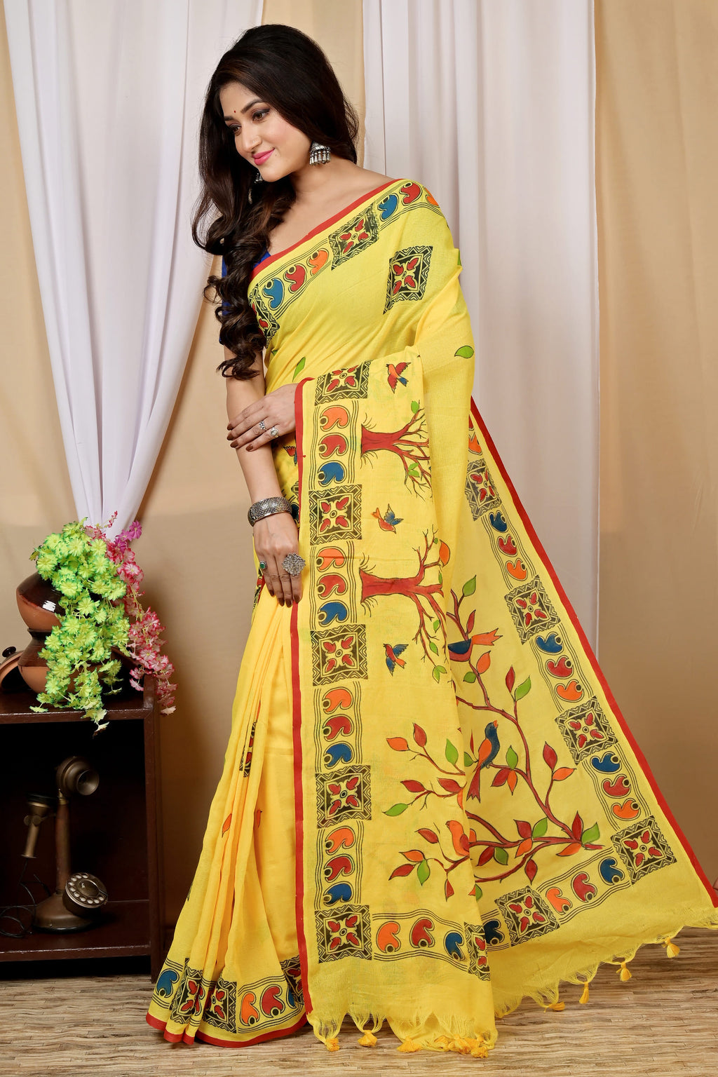 Pure Cotton  Saree