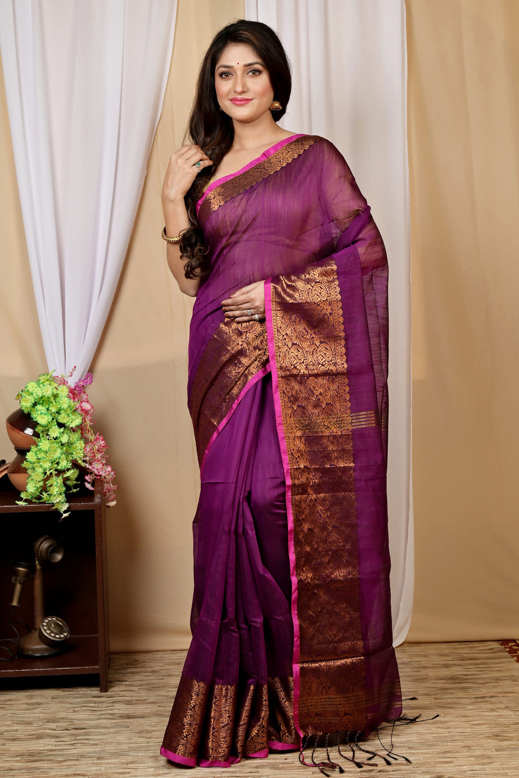 Pure Cotton Handloom Saree
