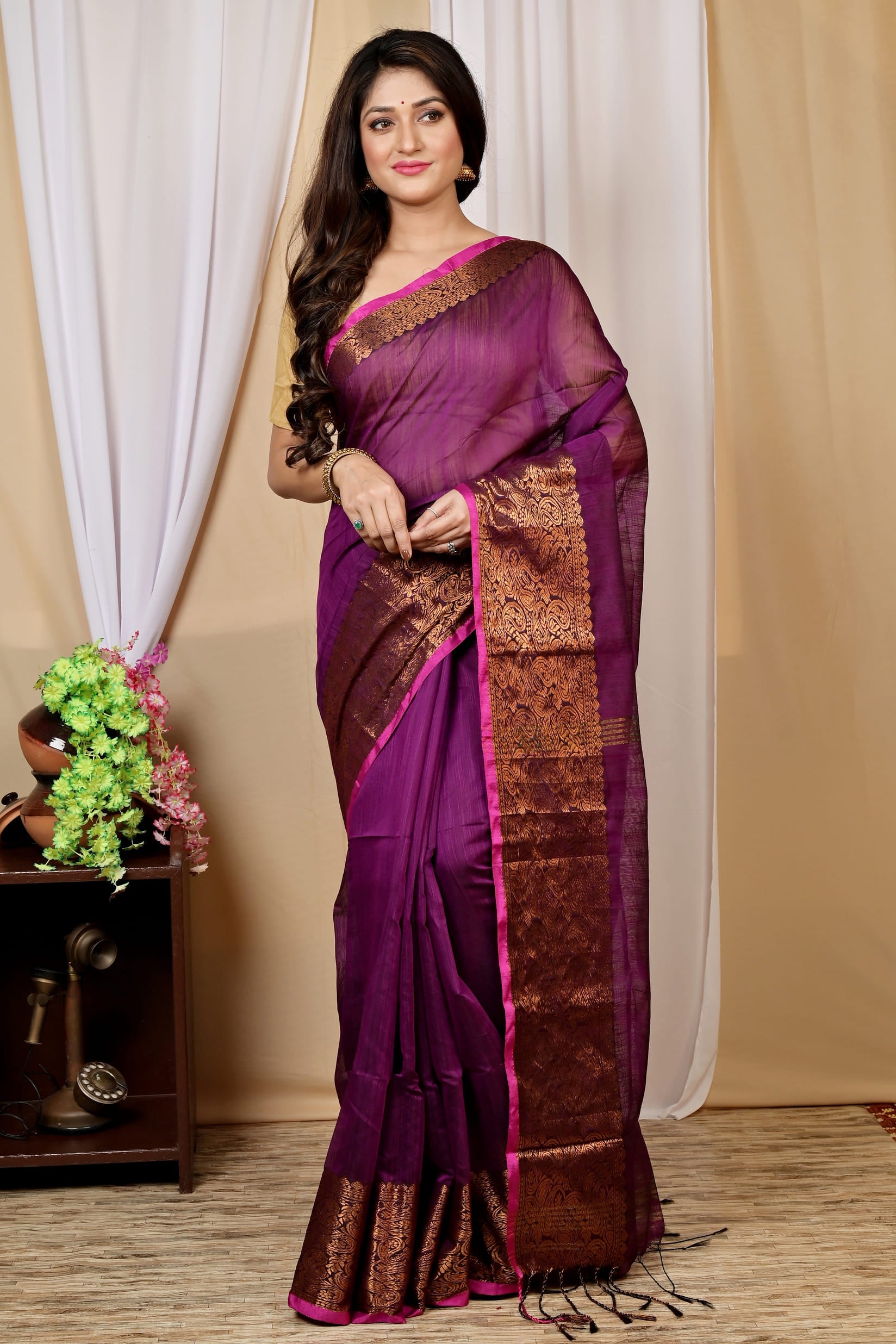 Pure Cotton Handloom Saree