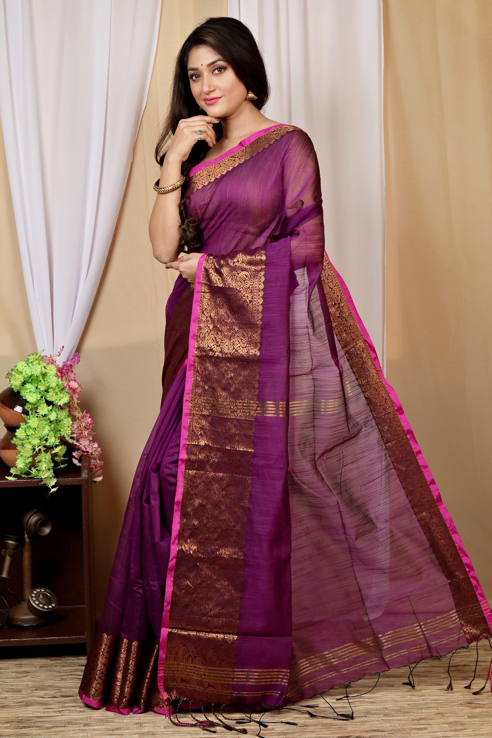 Pure Cotton Handloom Saree