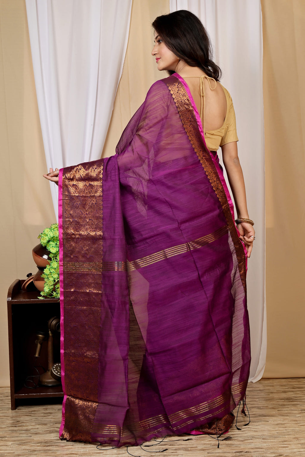 Pure Cotton Handloom Saree