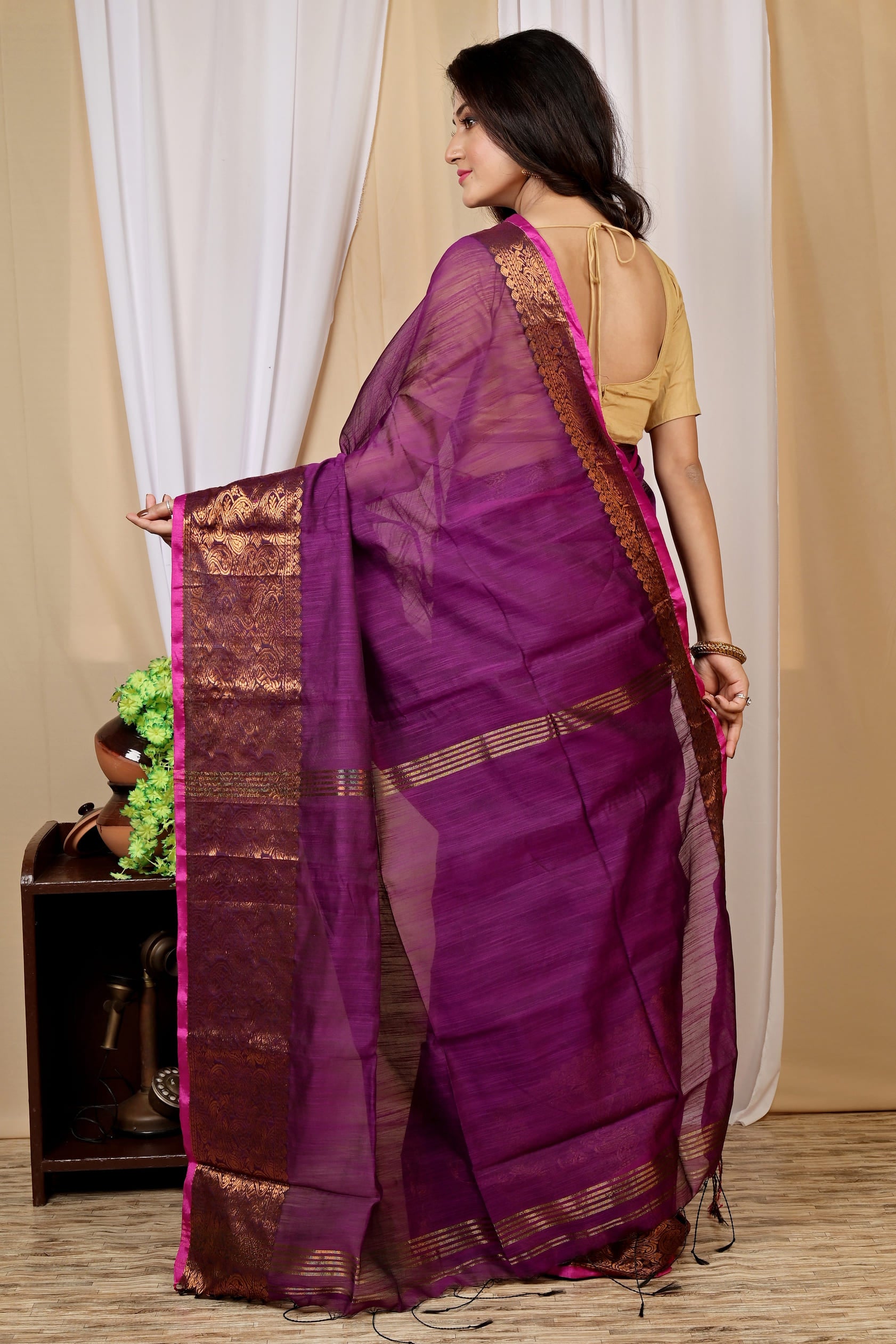 Pure Cotton Handloom Saree