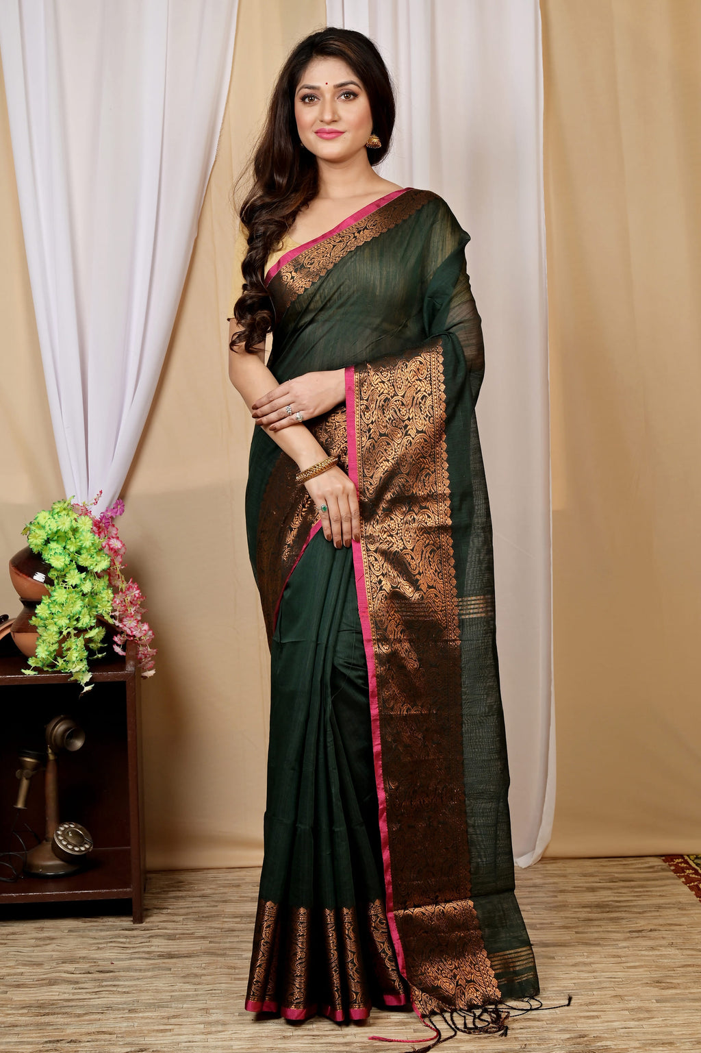 Pure Cotton Handloom Saree