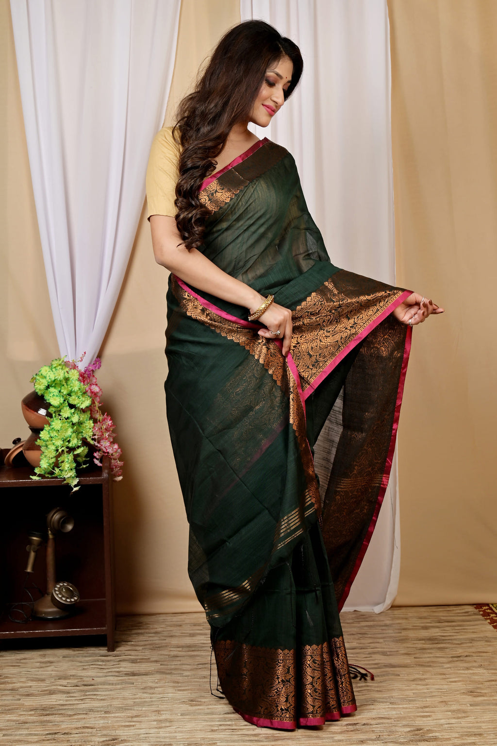 Pure Cotton Handloom Saree