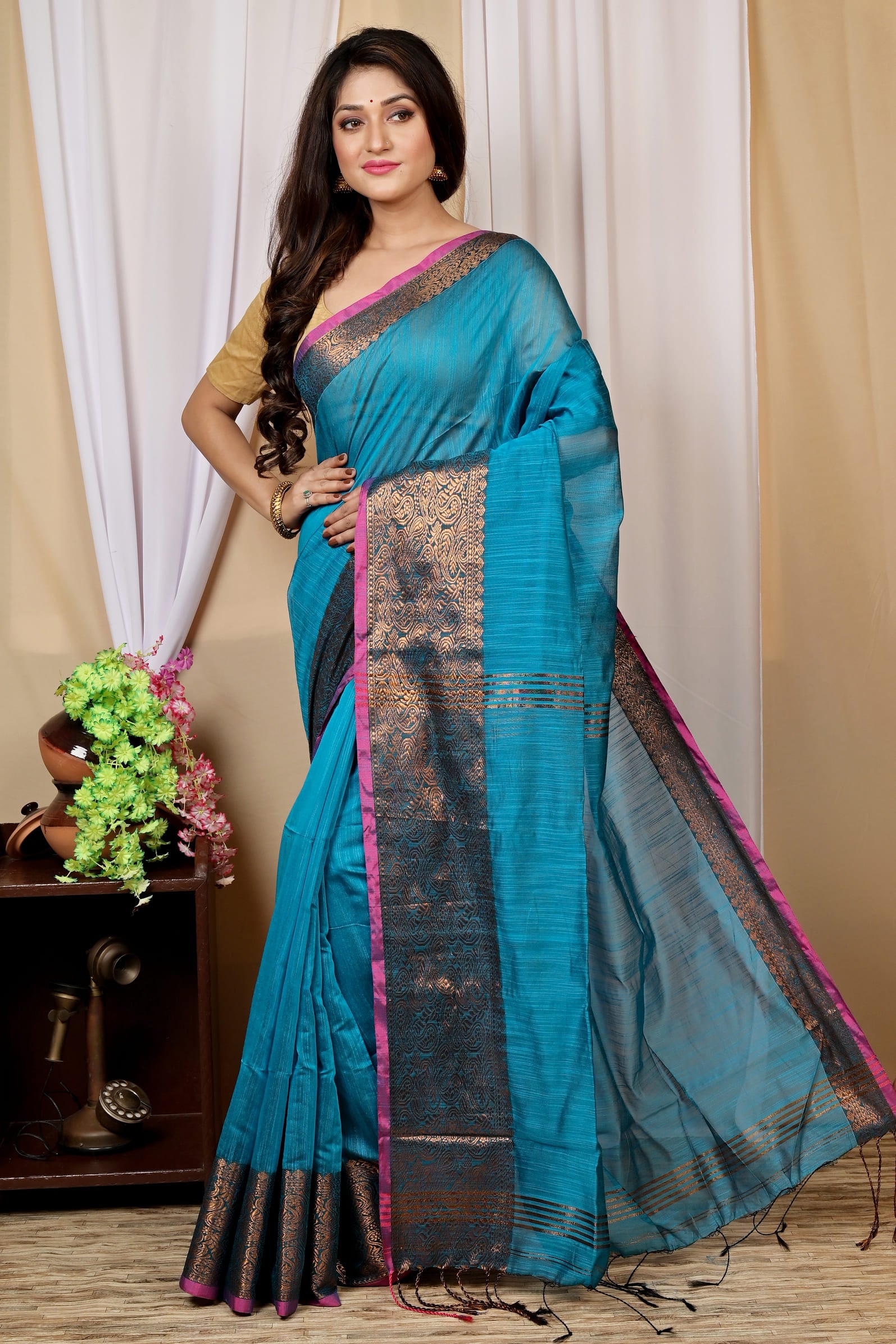 Pure Cotton Handloom Saree