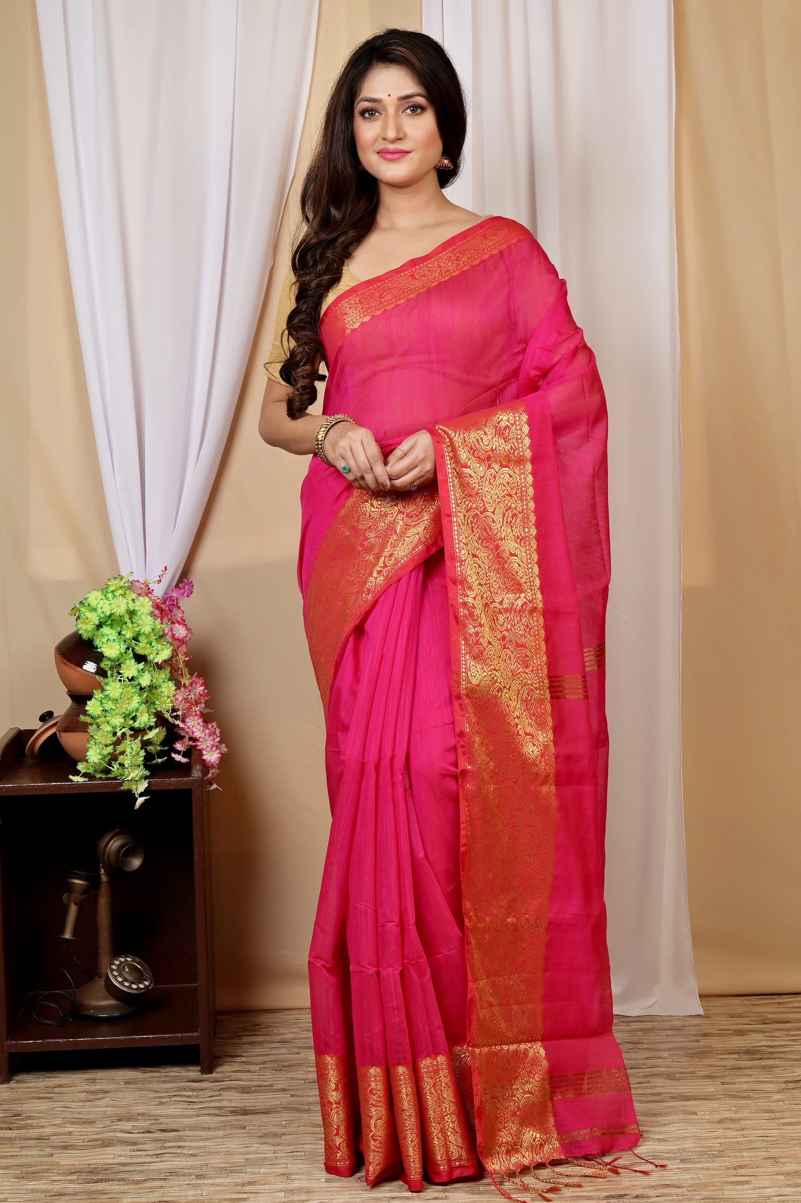 Pure Cotton Handloom Saree