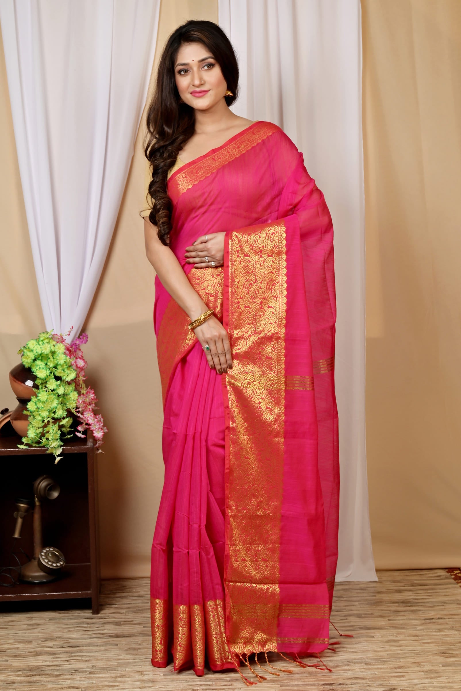Pure Cotton Handloom Saree