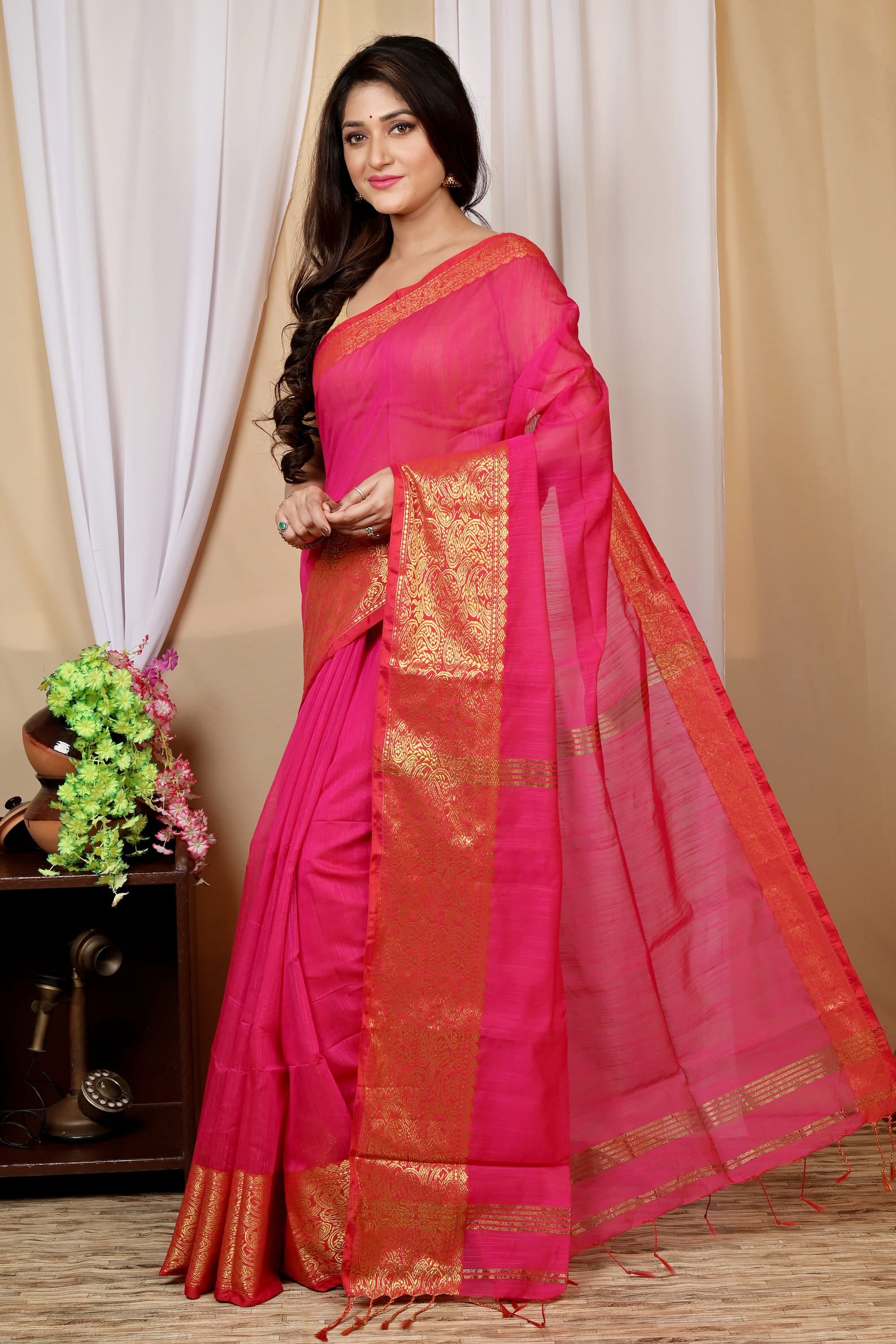 Pure Cotton Handloom Saree