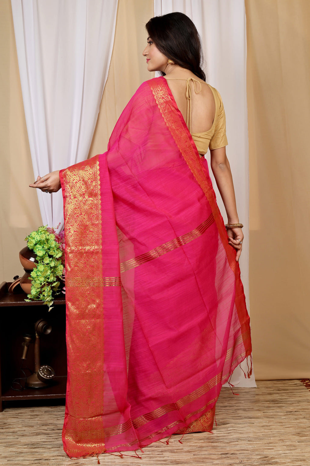 Pure Cotton Handloom Saree