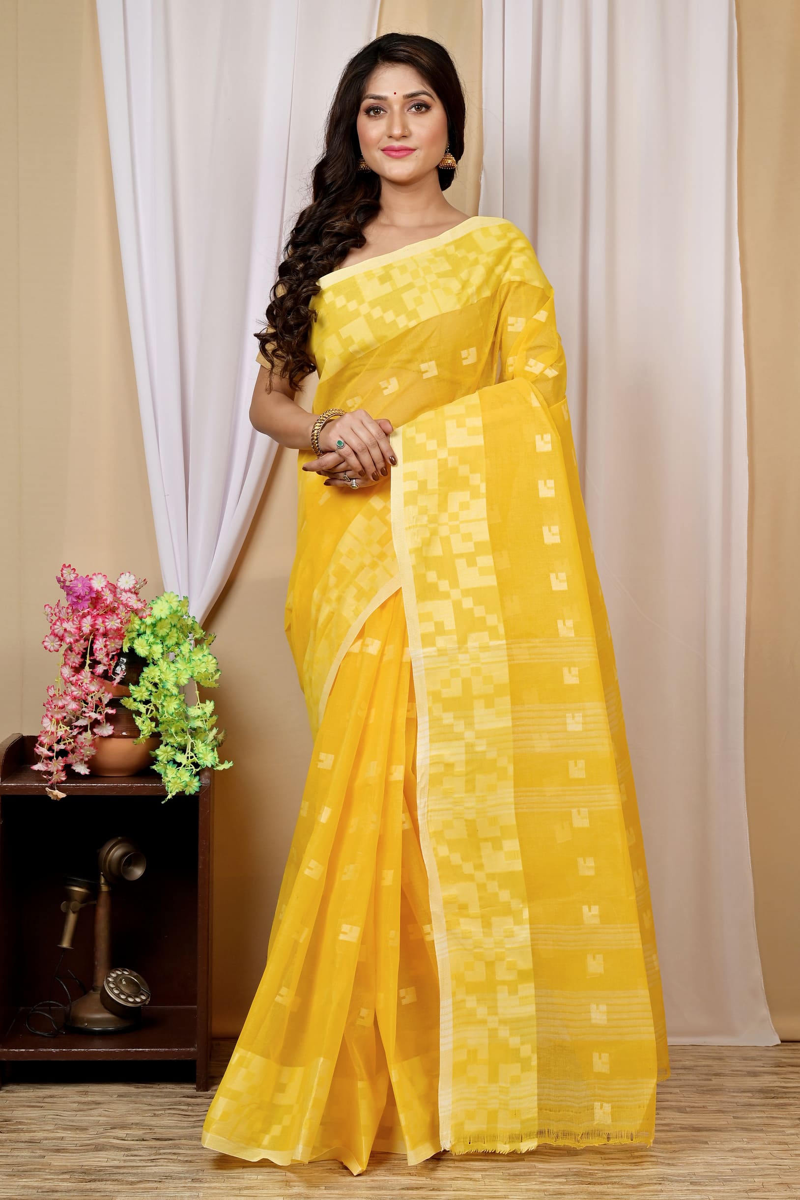 Pure Cotton  Saree