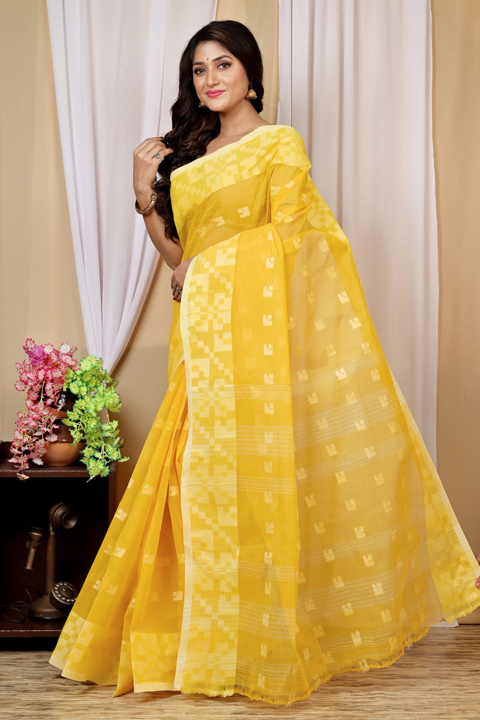 Pure Cotton  Saree