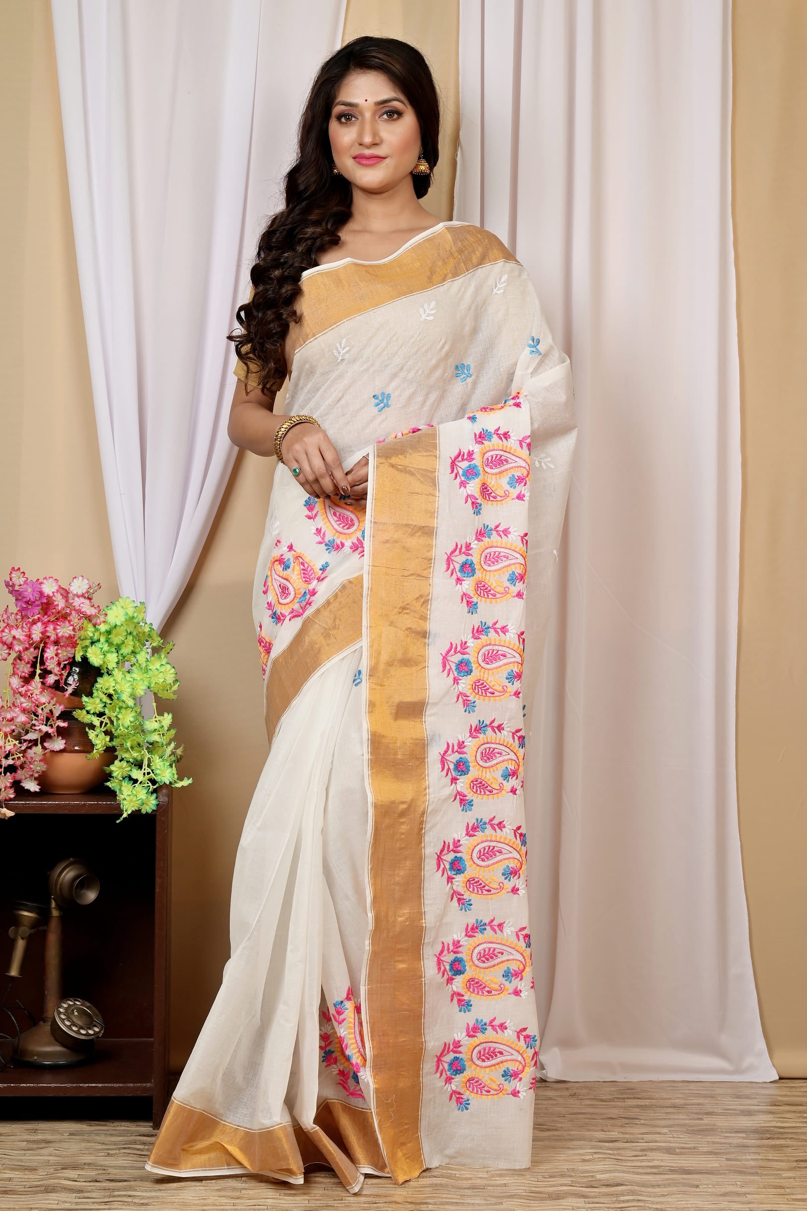 Pure Cotton  Saree