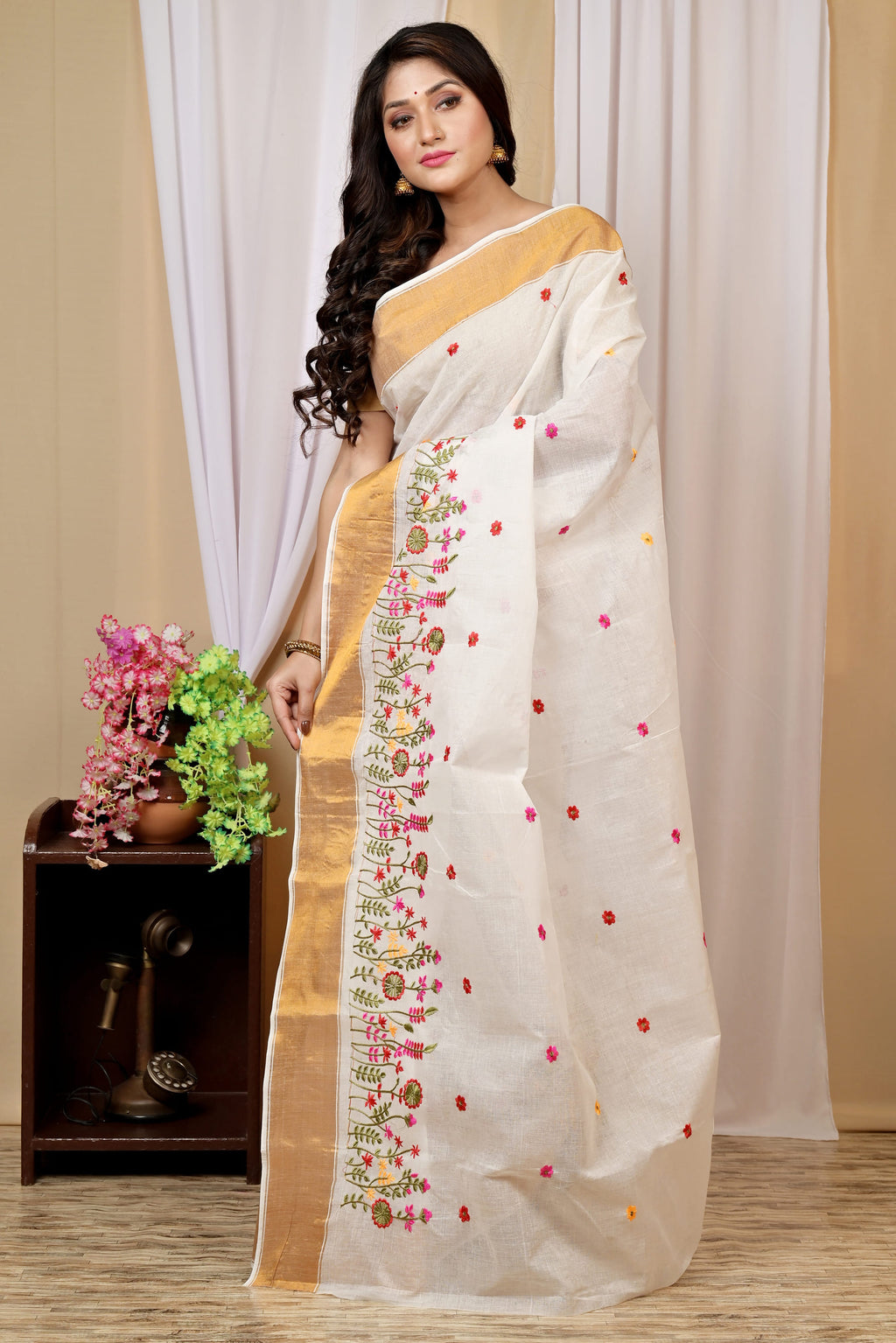 Pure Cotton  Saree