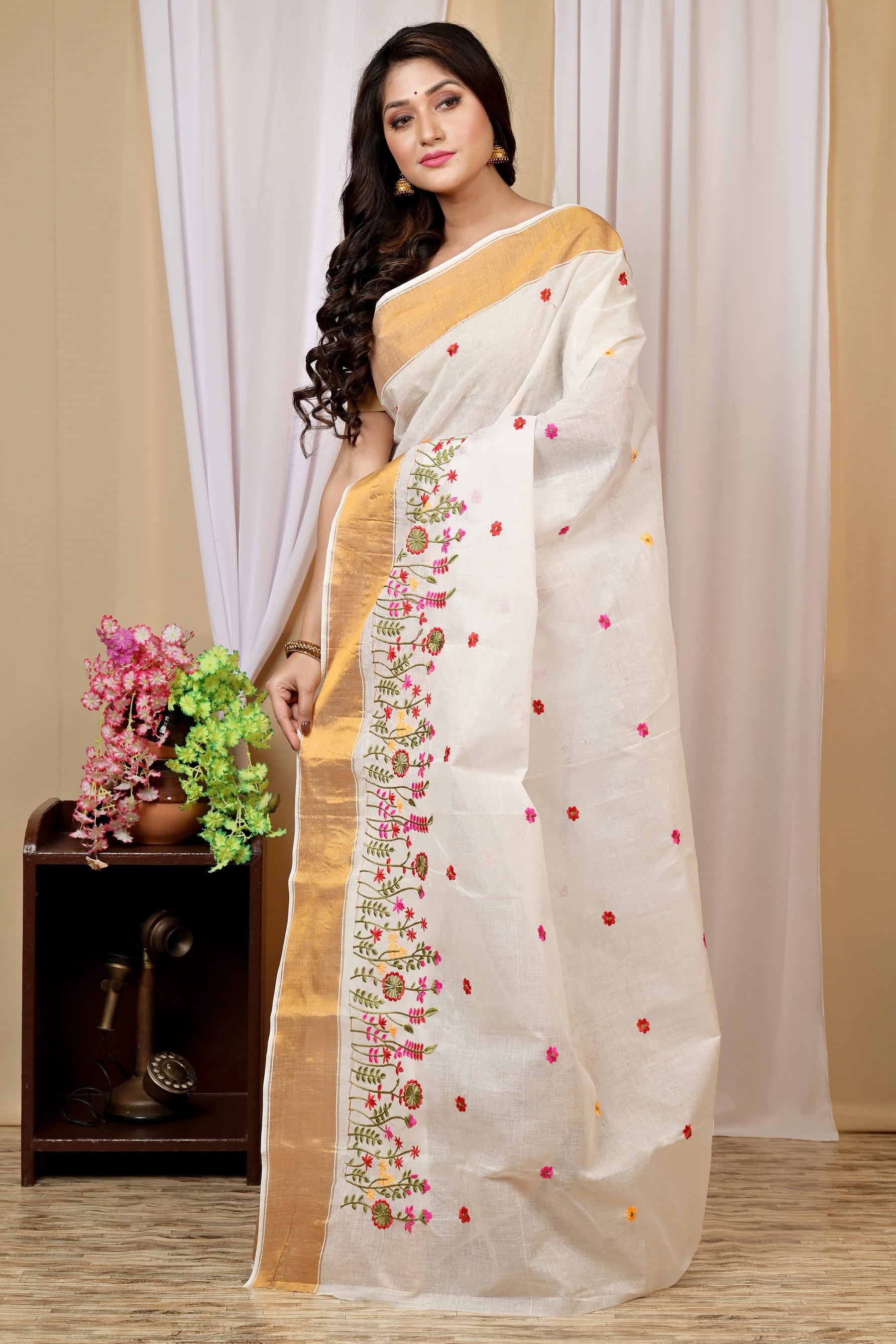 Pure Cotton  Saree