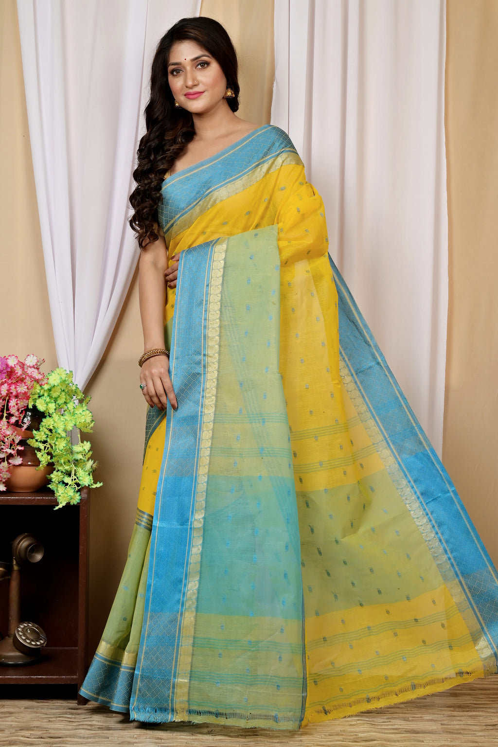 Pure Cotton  Saree