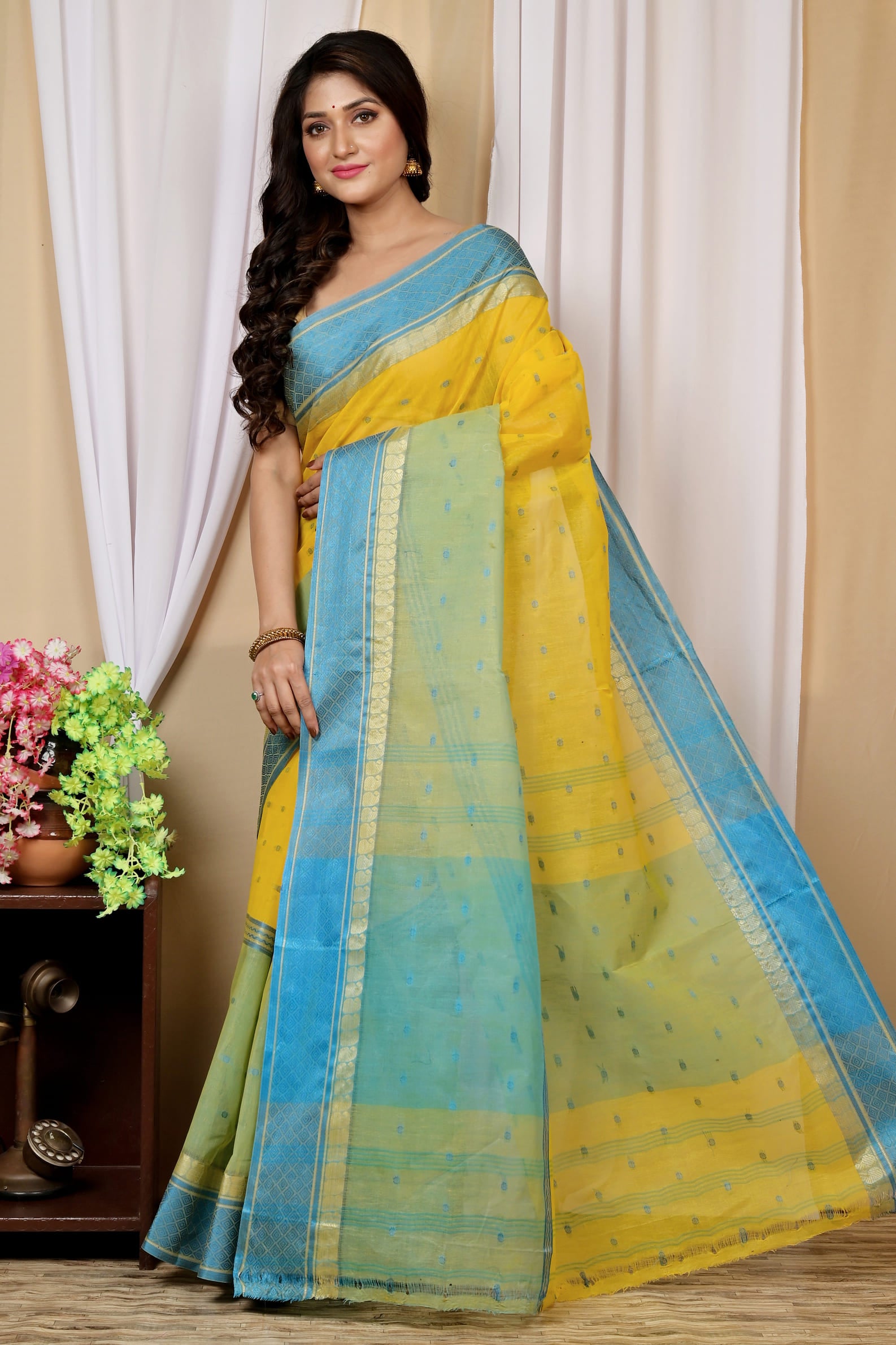Pure Cotton  Saree
