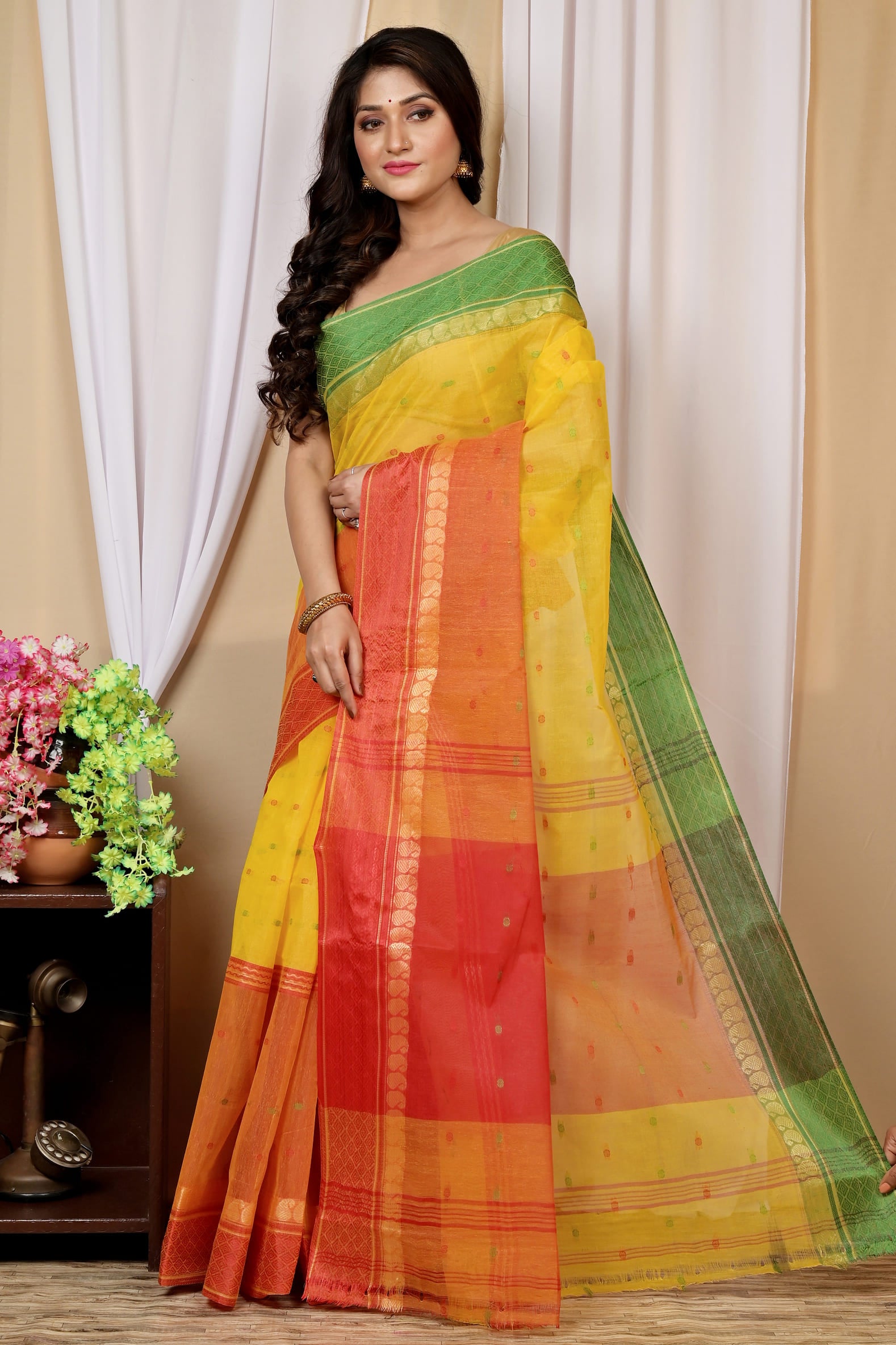Pure Cotton  Saree