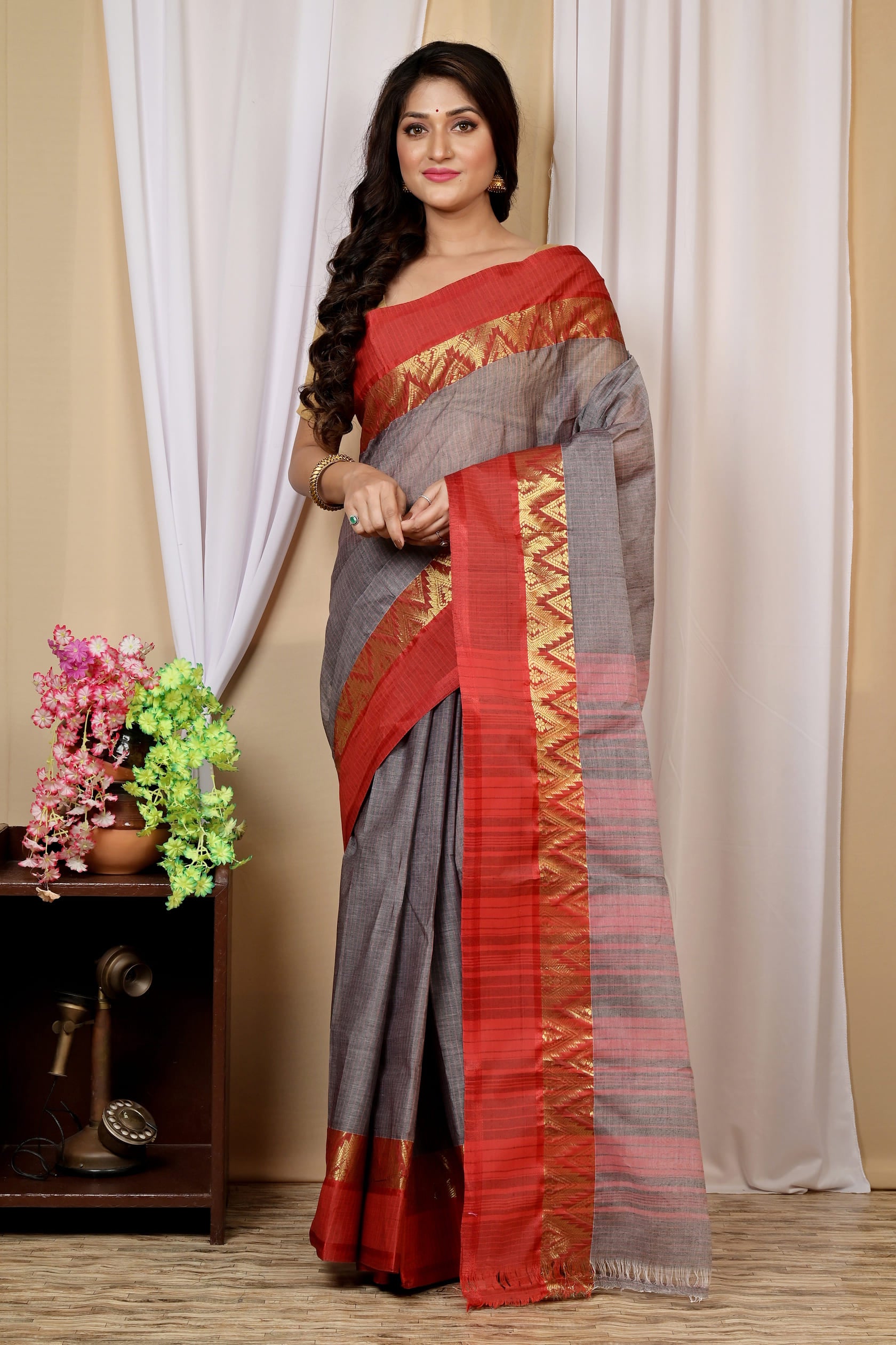 Pure Cotton  Saree
