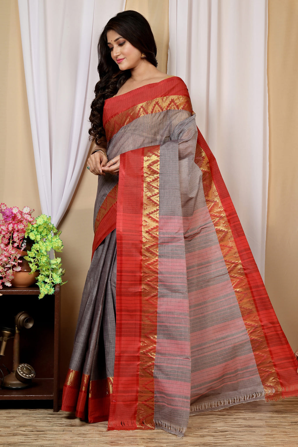 Pure Cotton  Saree