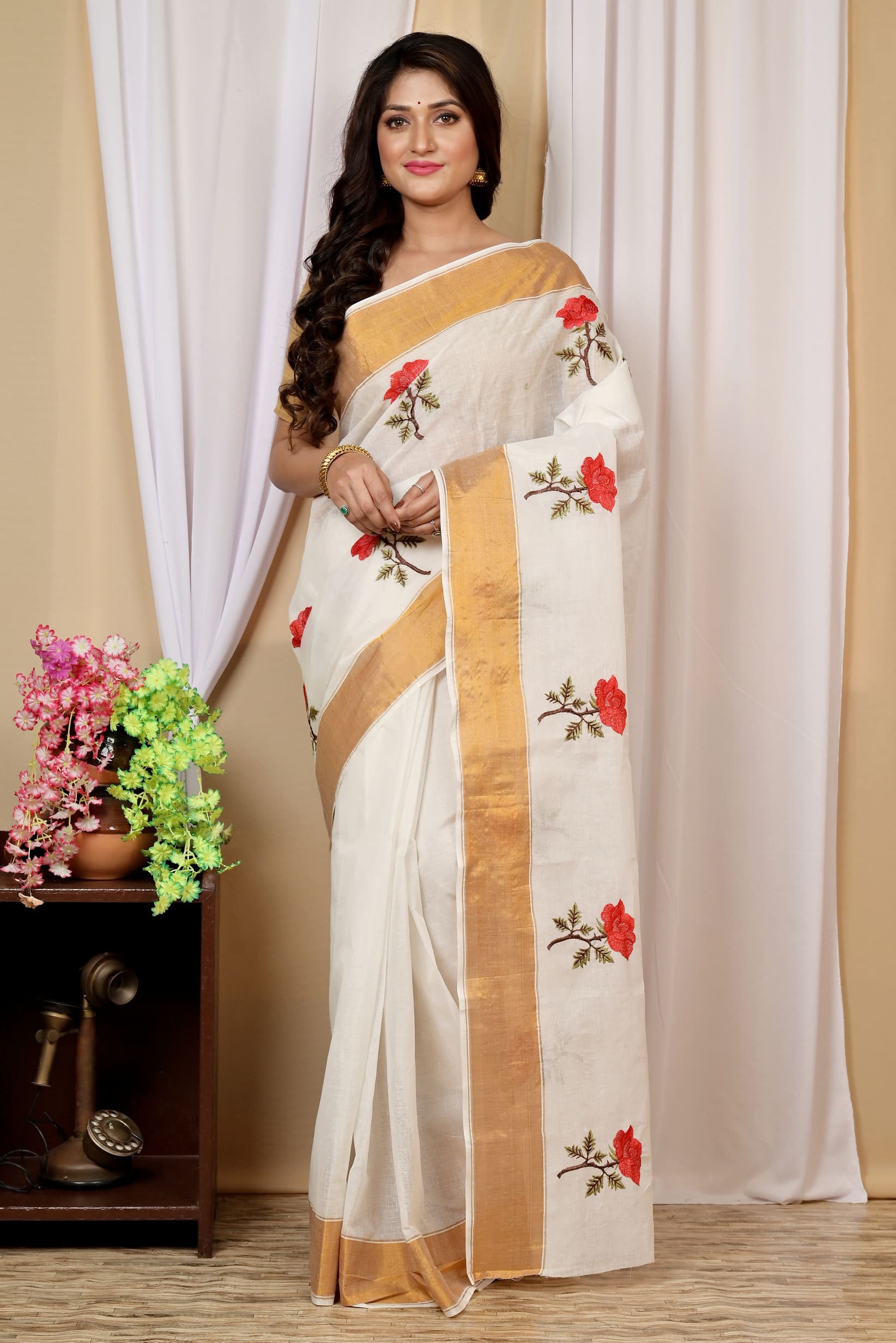 Pure Cotton  Saree
