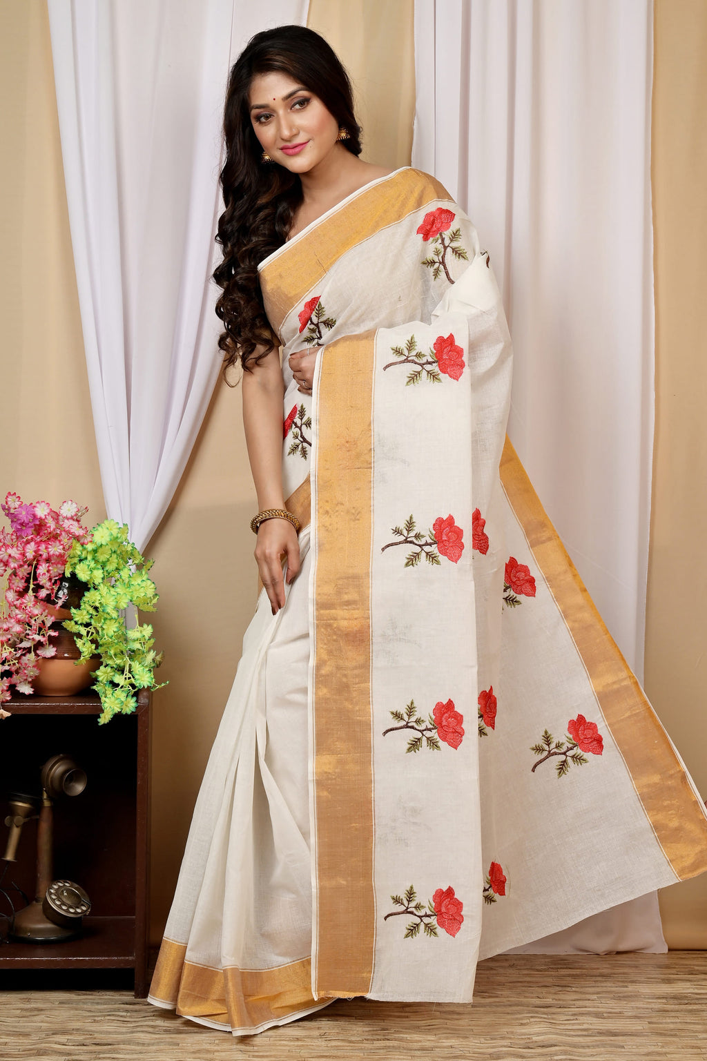 Pure Cotton  Saree