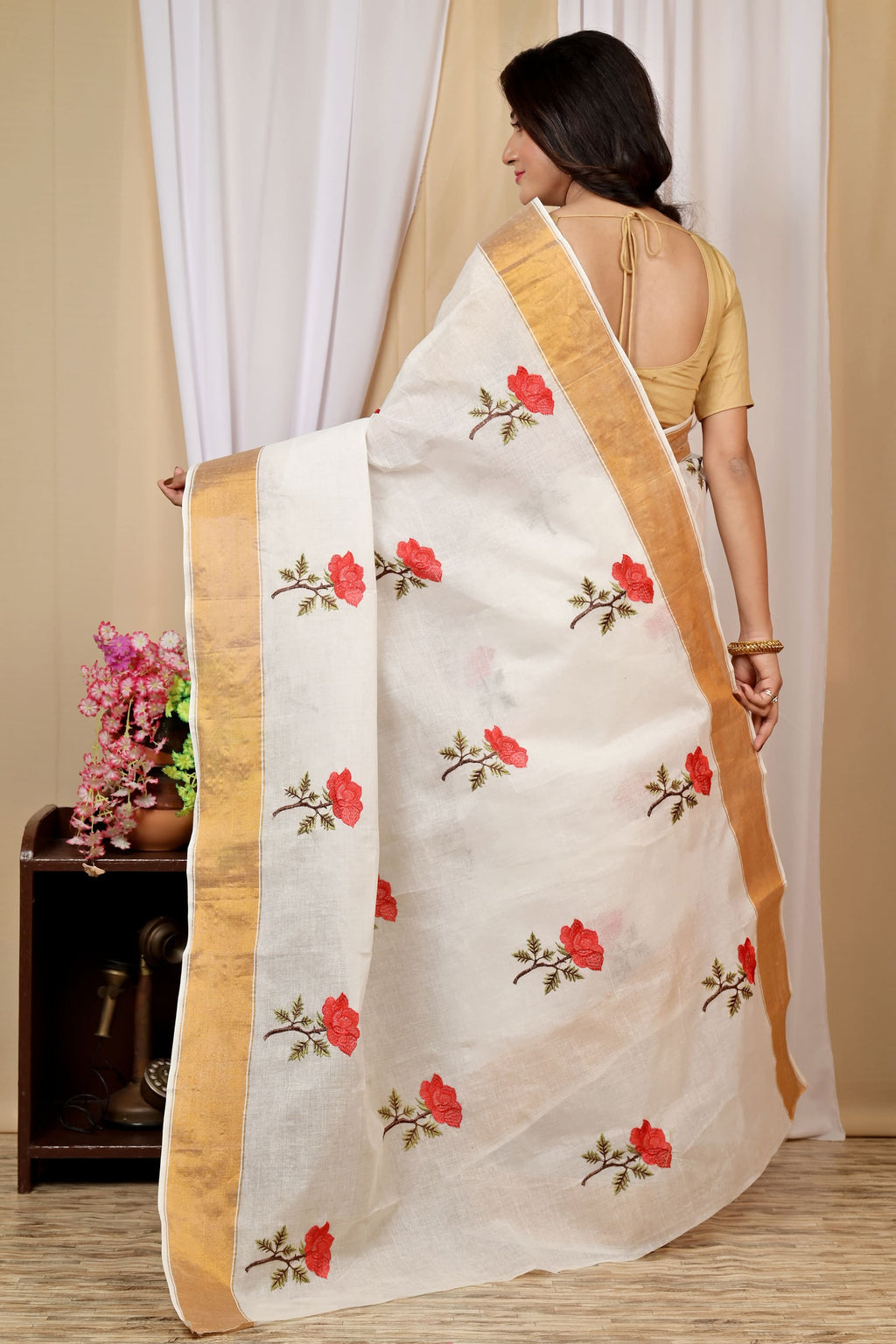 Pure Cotton  Saree