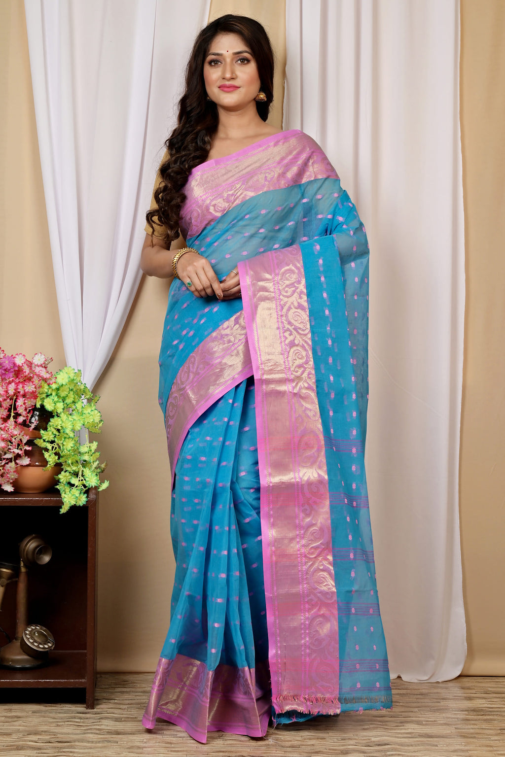 Pure Cotton  Saree