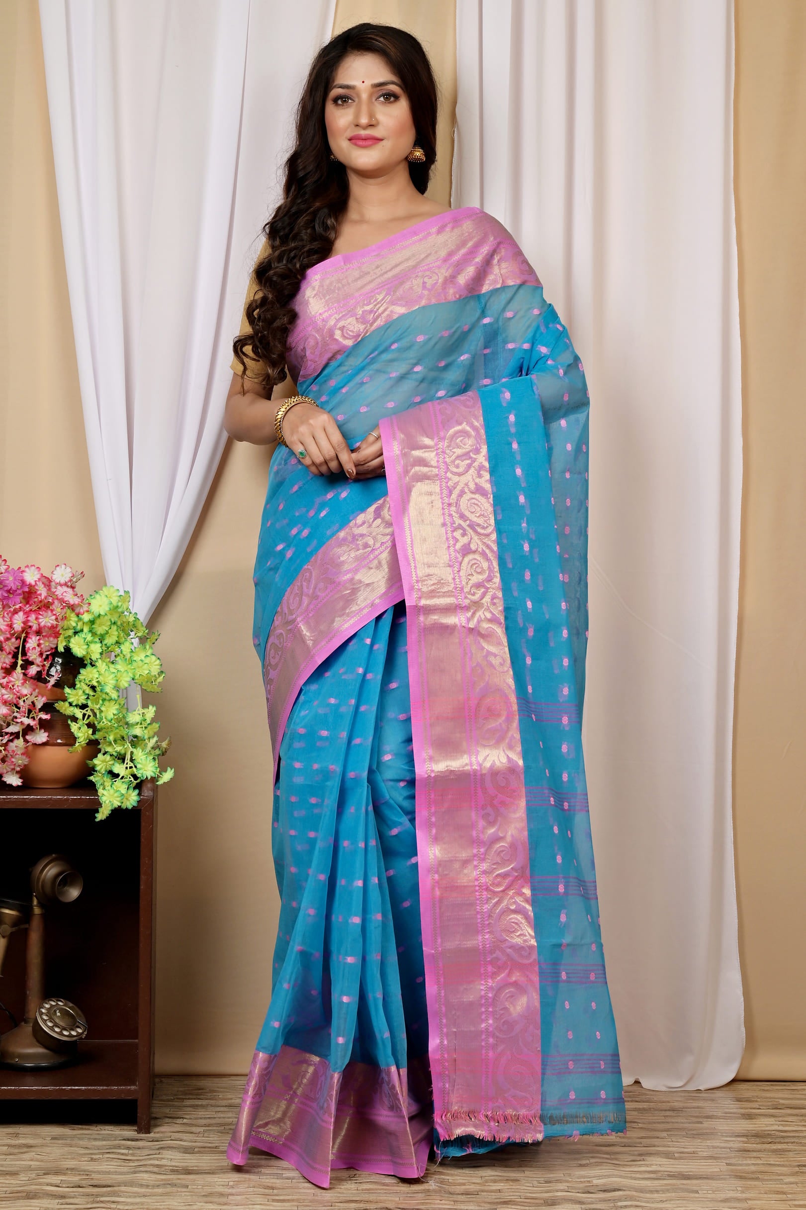 Pure Cotton  Saree