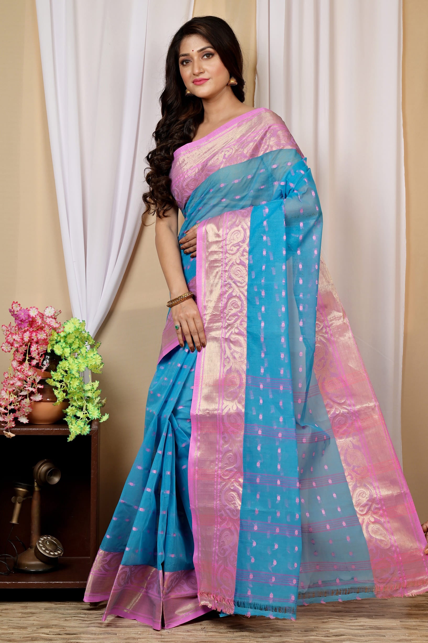 Pure Cotton  Saree