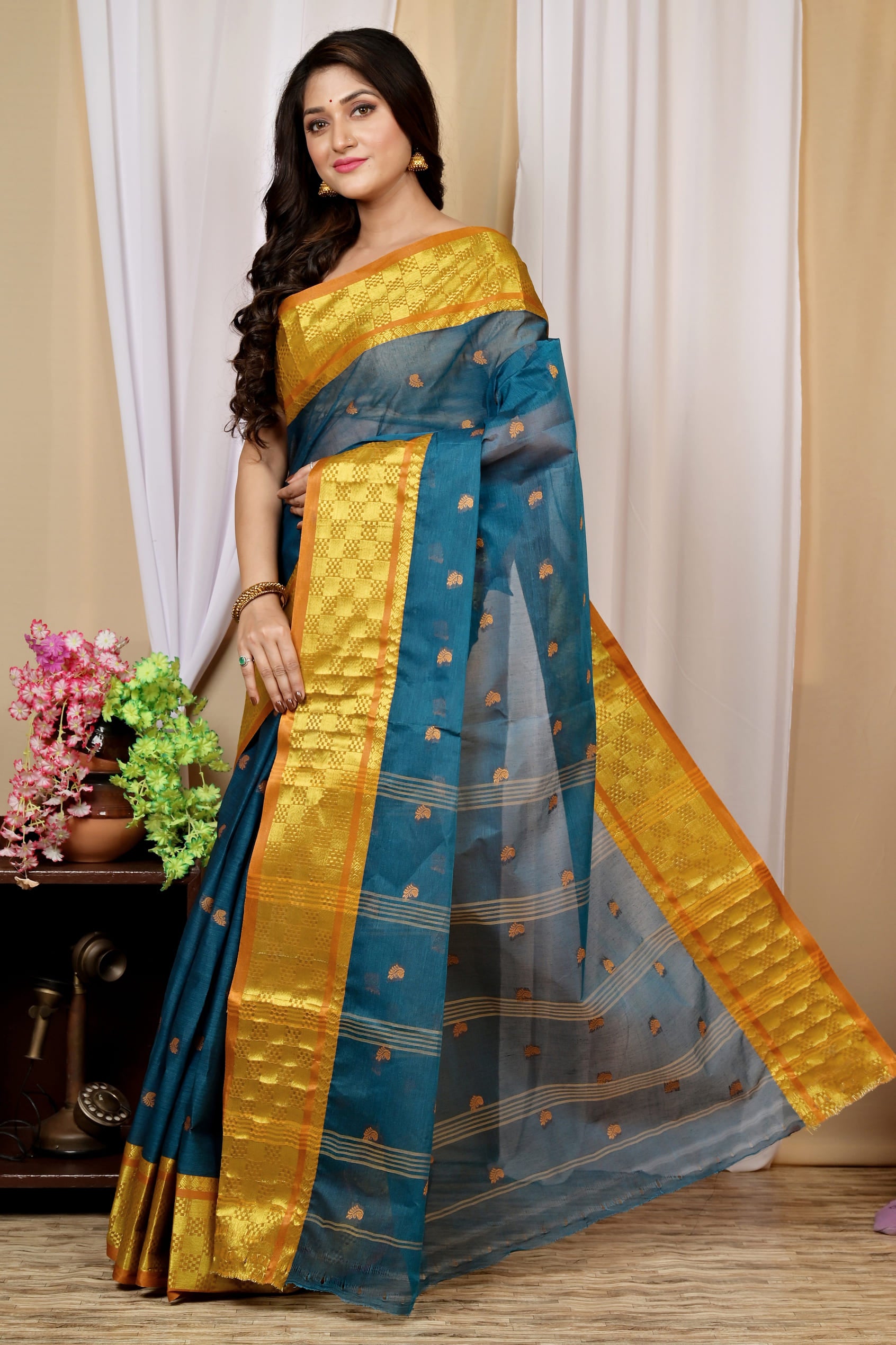 Pure Cotton  Saree