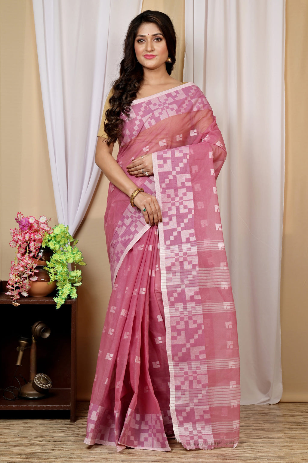 Pure Cotton  Saree
