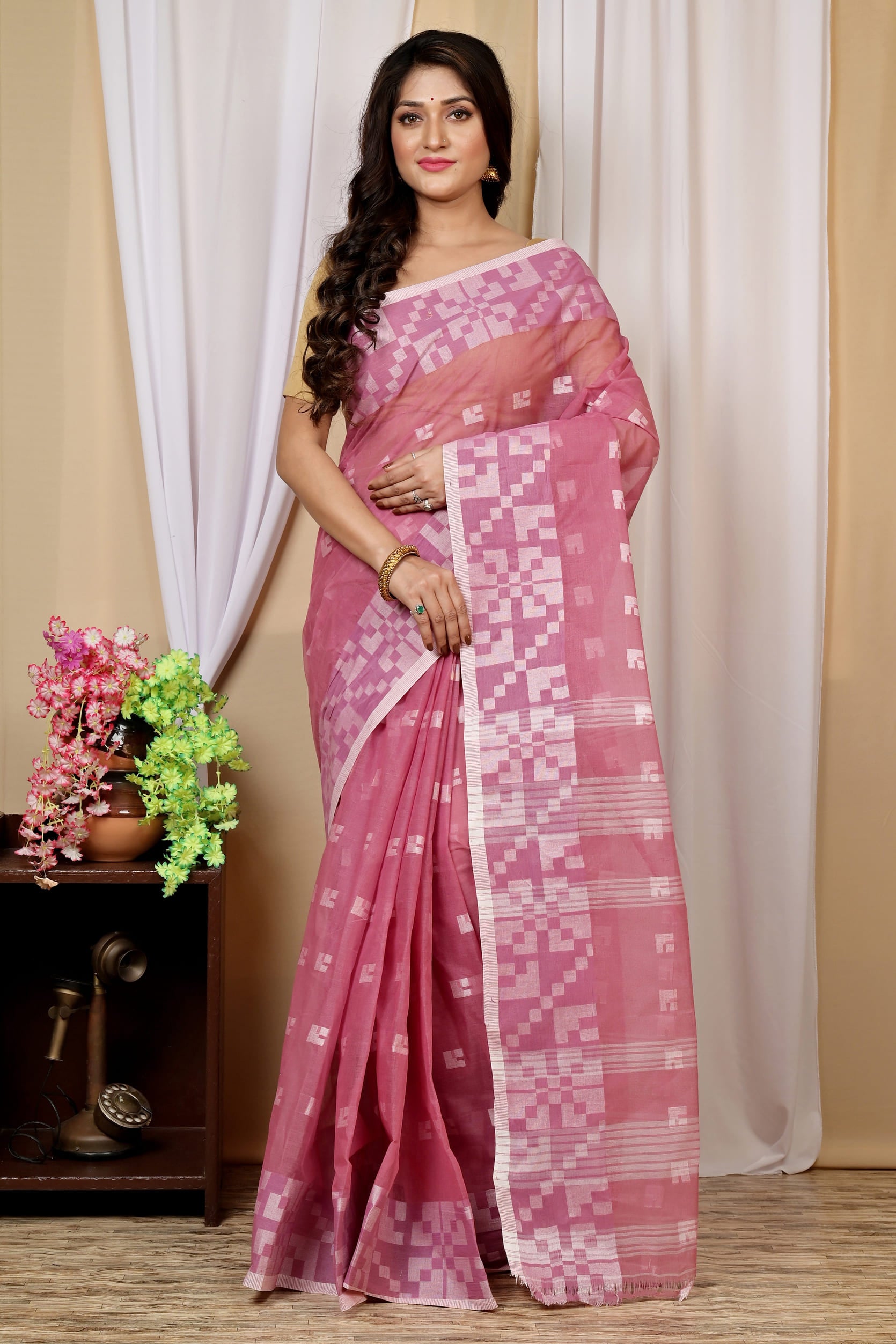 Pure Cotton  Saree