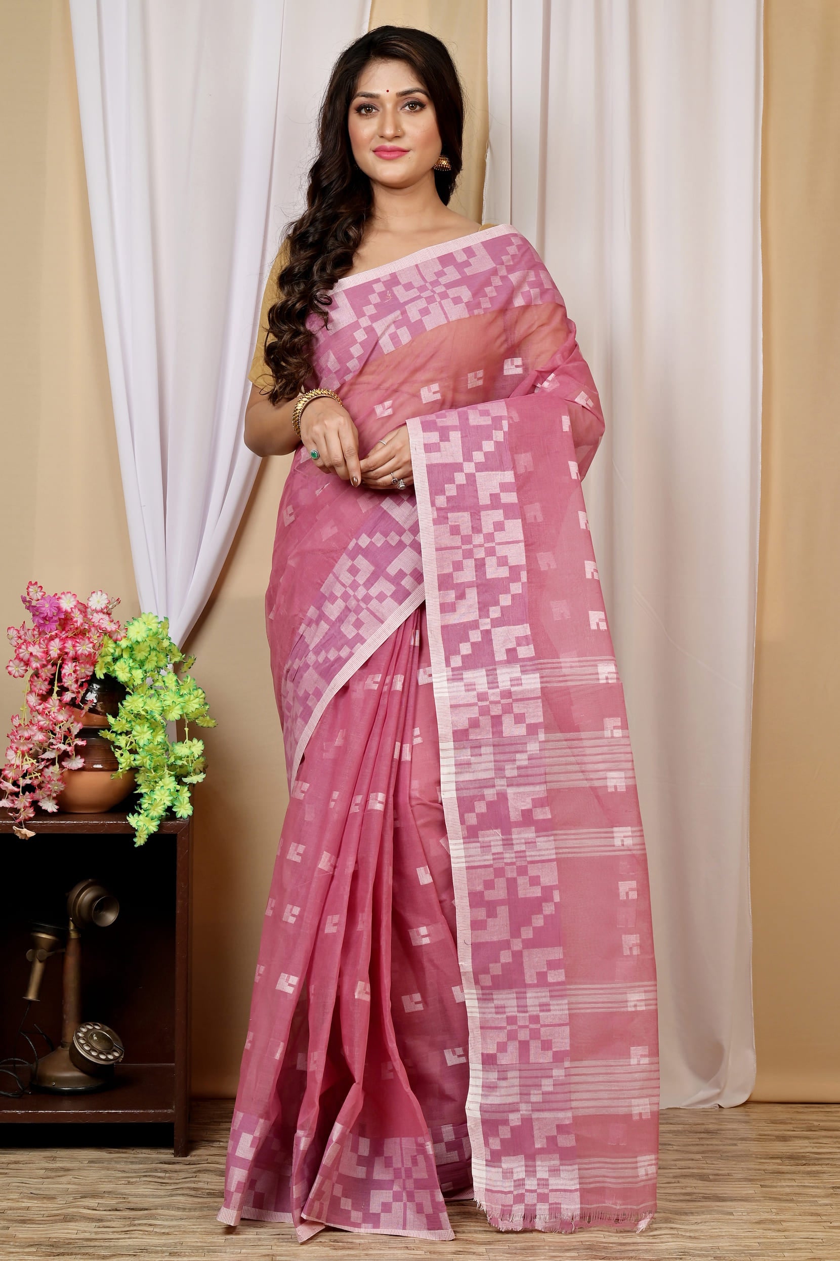Pure Cotton  Saree