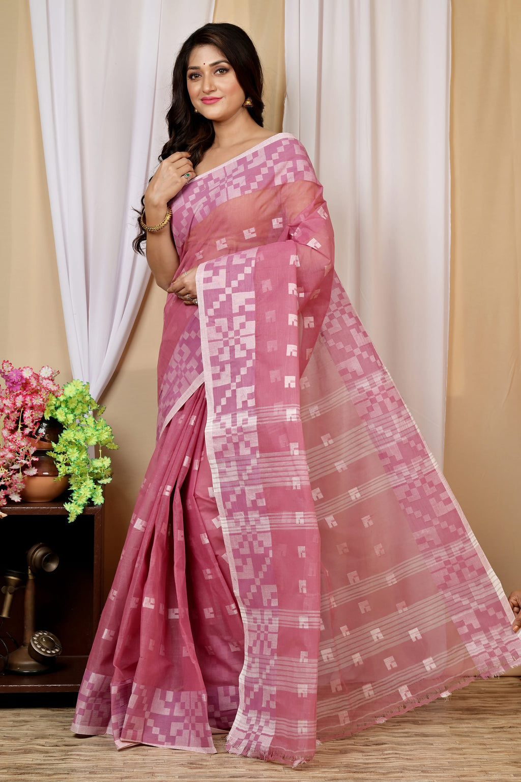 Pure Cotton  Saree