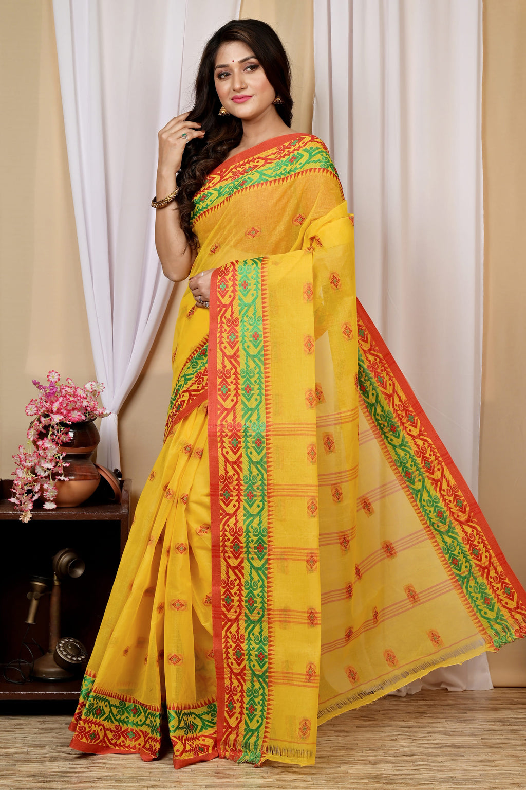 Pure Cotton  Saree