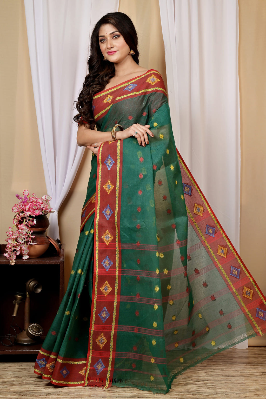 Pure Cotton  Saree
