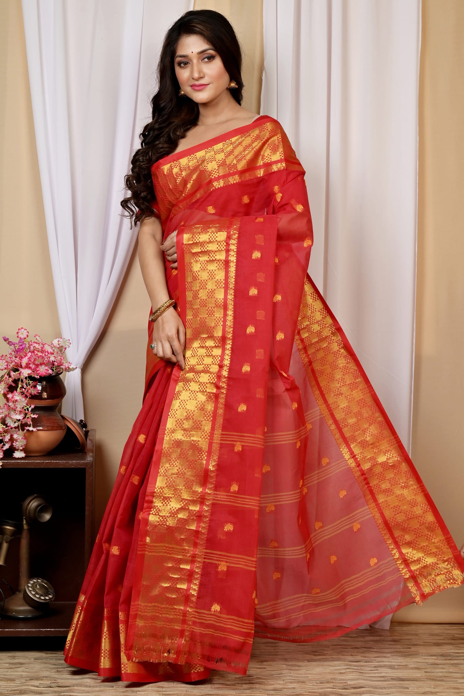Pure Cotton  Saree
