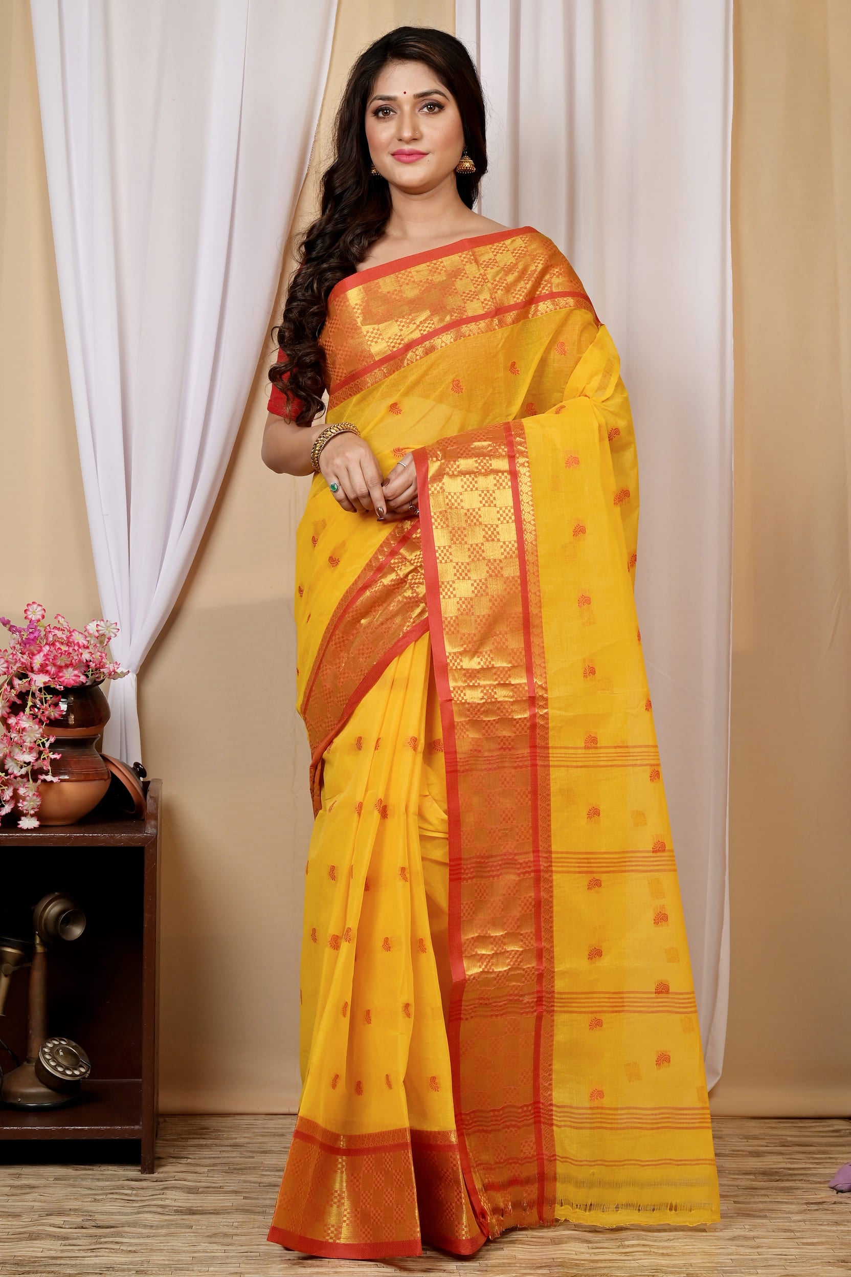 Pure Cotton  Saree