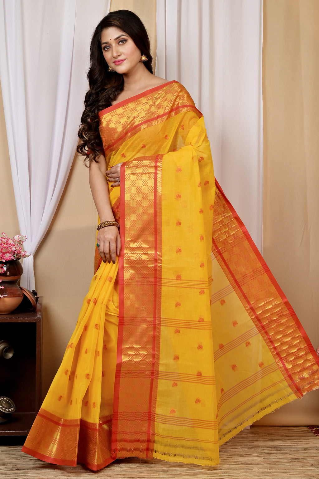 Pure Cotton  Saree