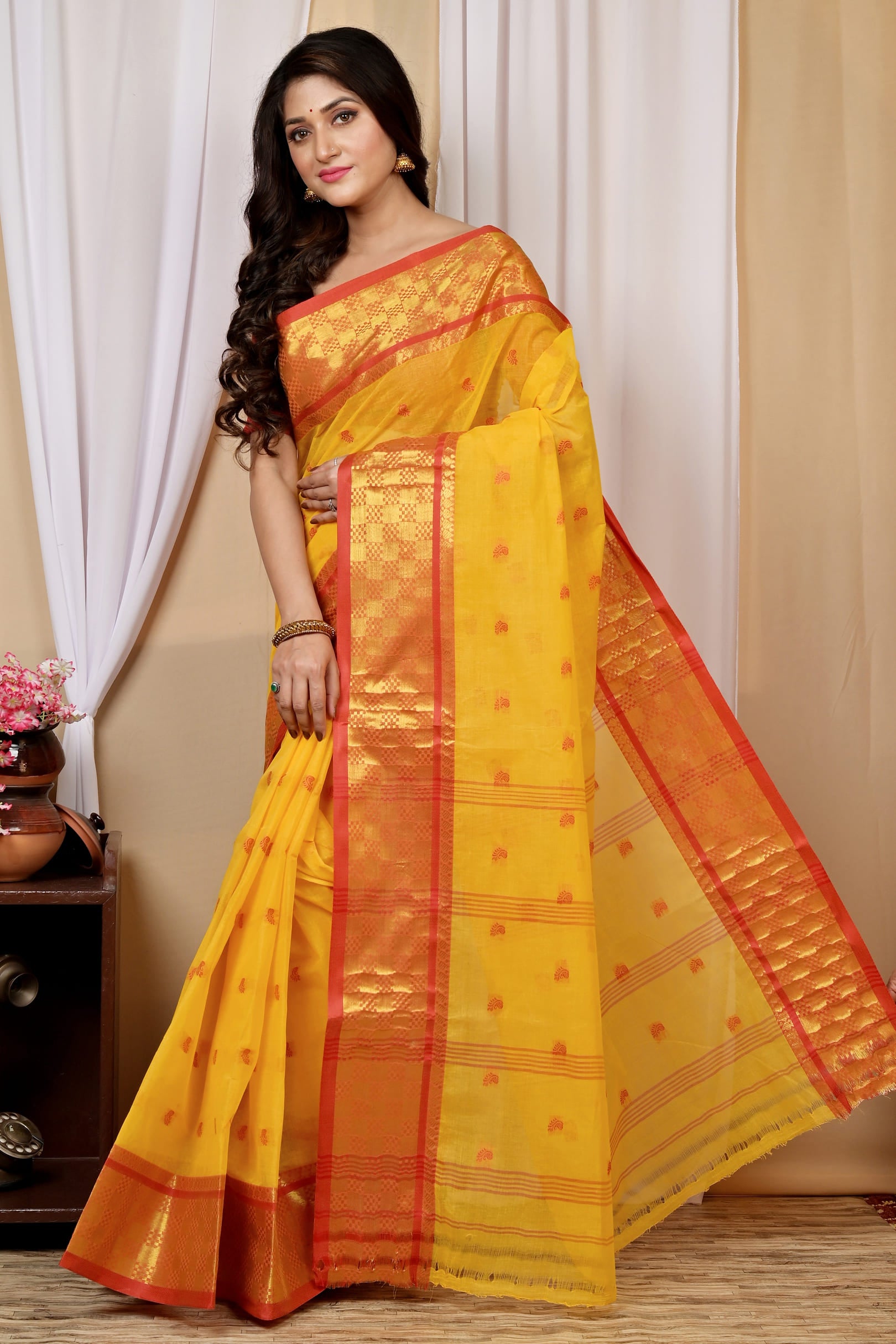 Pure Cotton  Saree