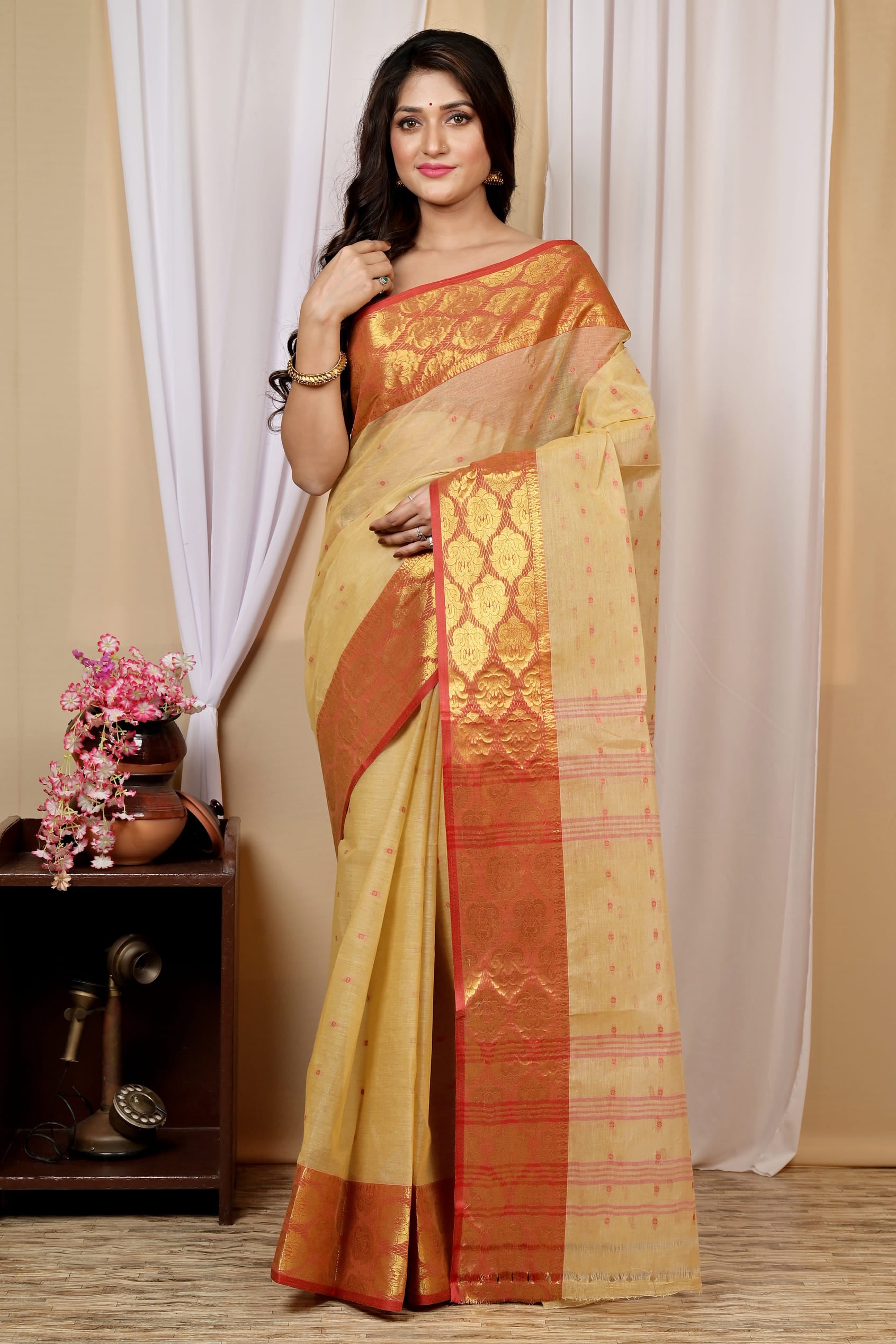 Pure Cotton  Saree