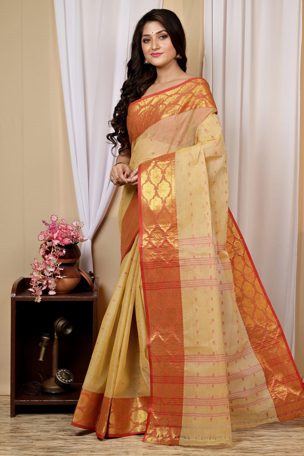 Pure Cotton  Saree