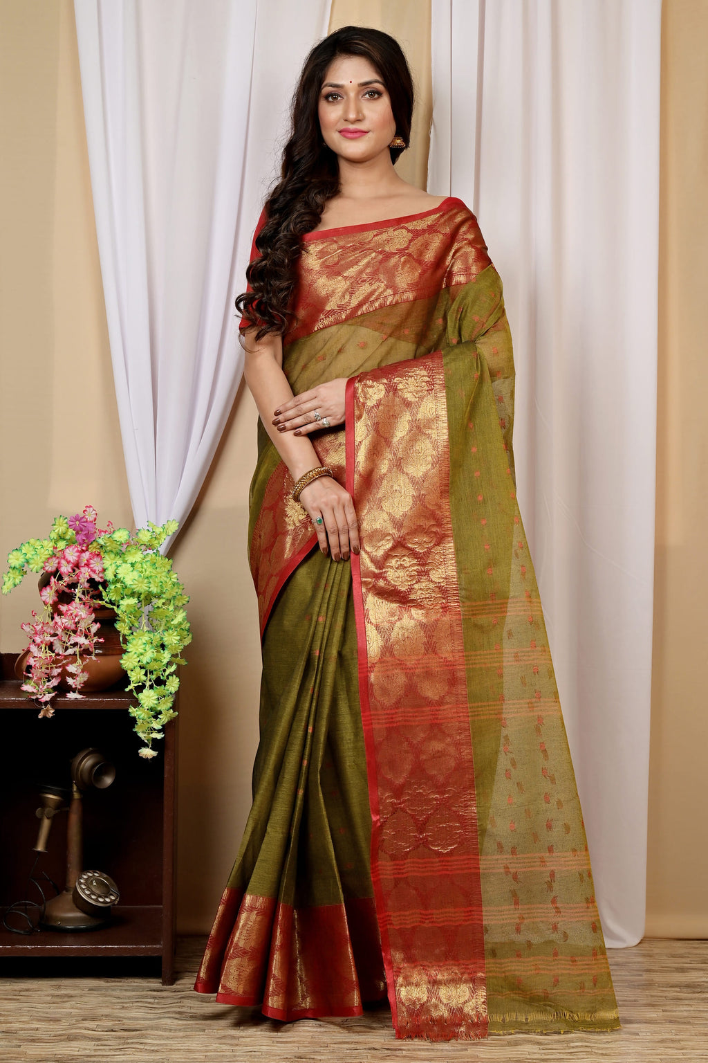 Pure Cotton  Saree