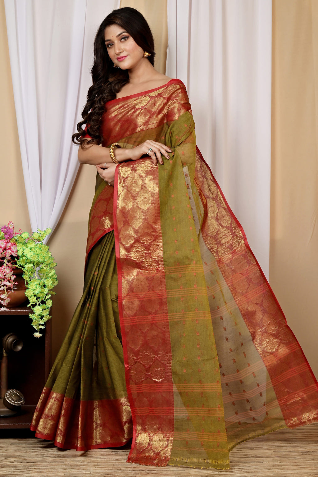 Pure Cotton  Saree