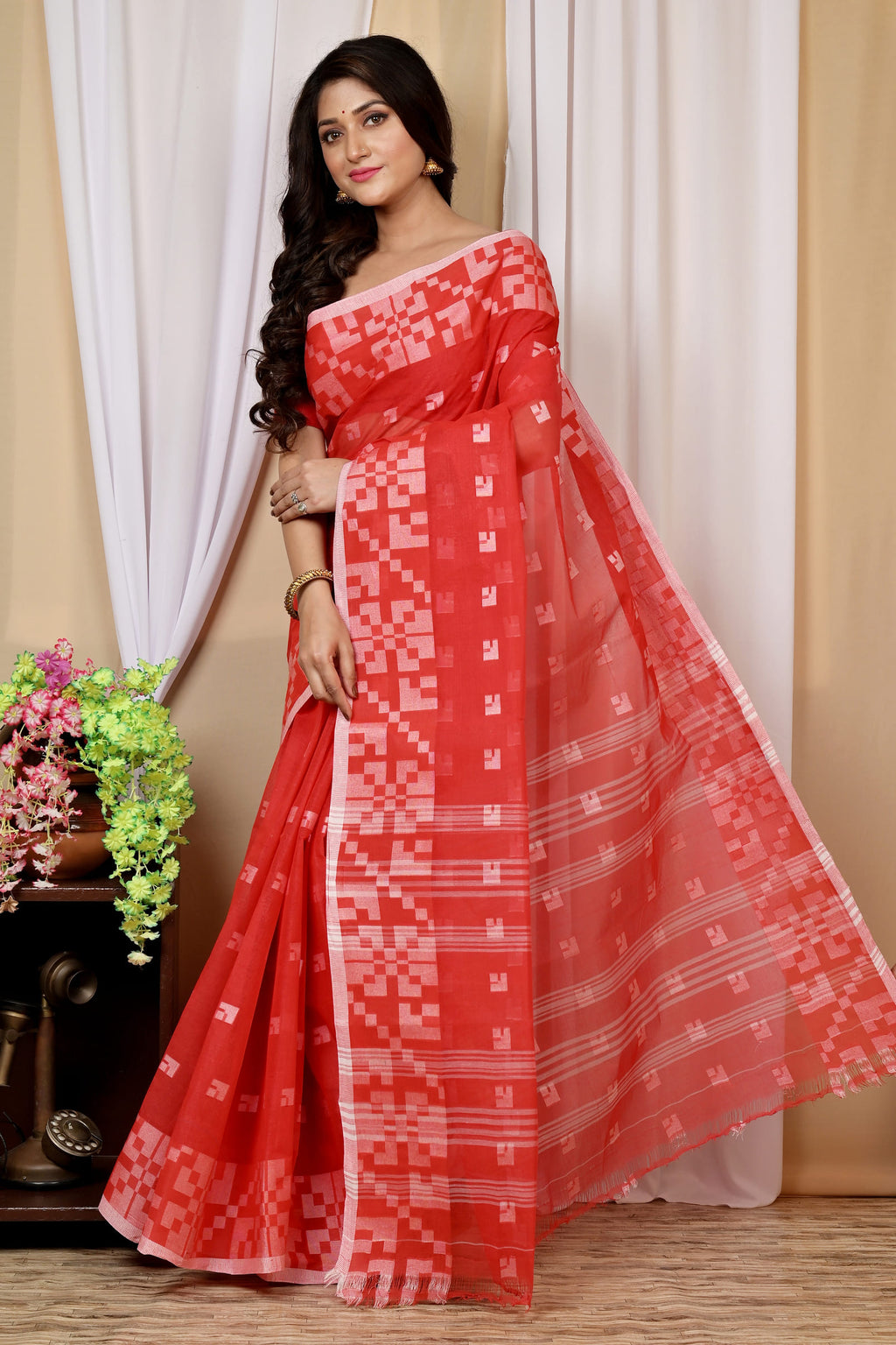 Pure Cotton  Saree