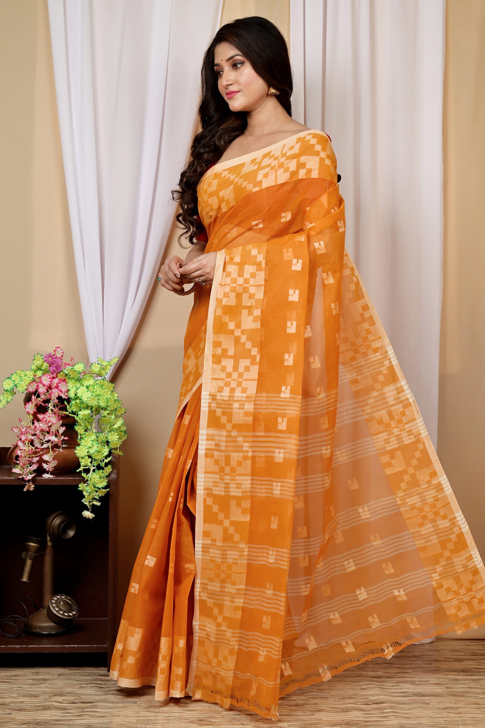 Pure Cotton  Saree
