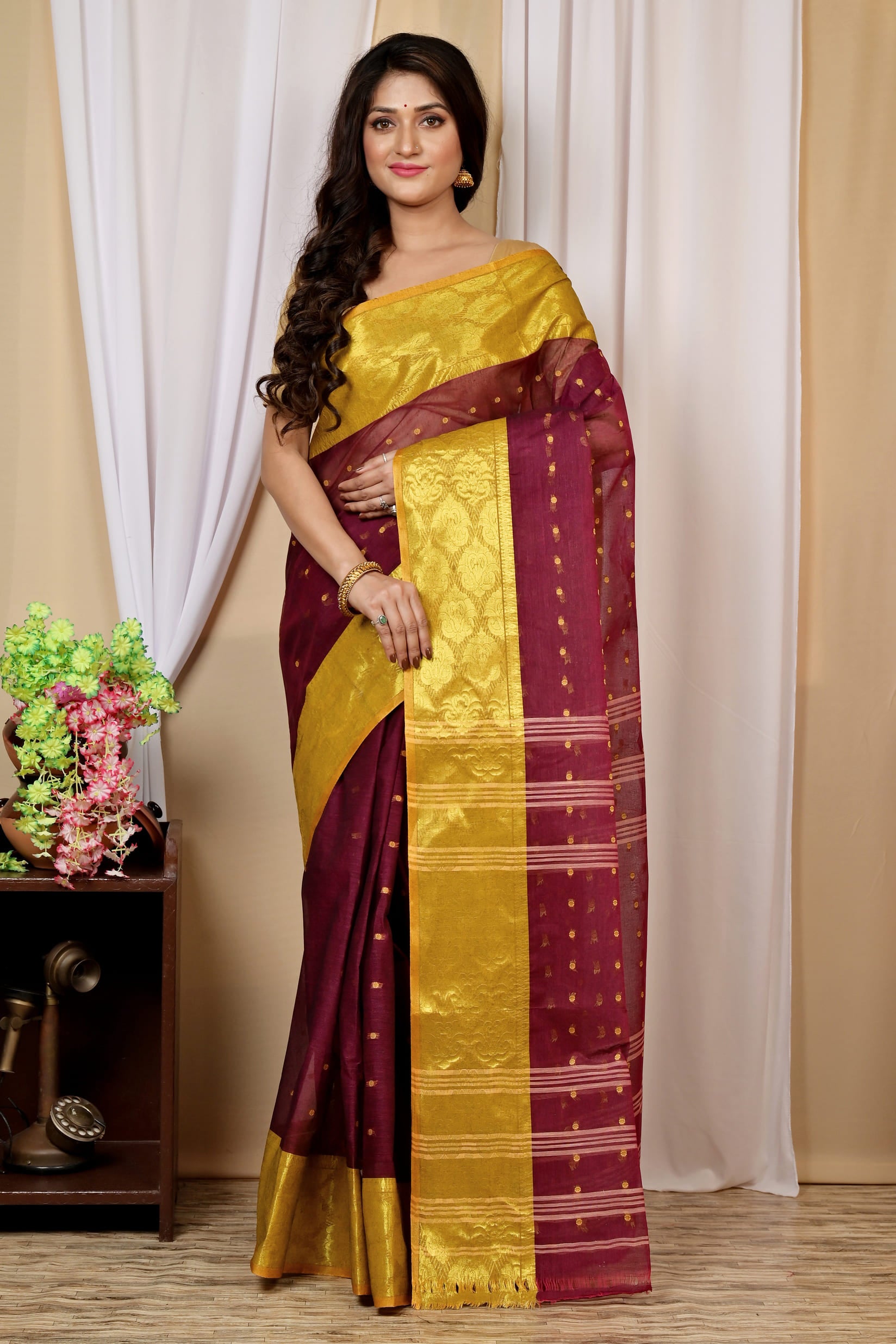 Pure Cotton  Saree